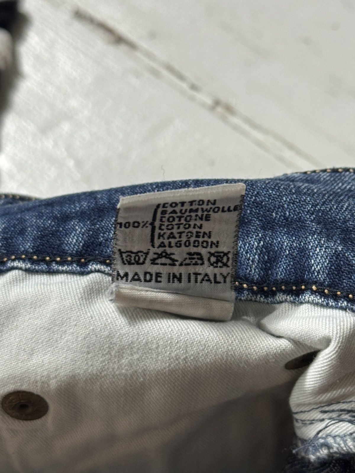 Diesel VINTAGE DIESEL WITH BUTTONS MINI DENIM SKIRT Size 29" - 11 Thumbnail