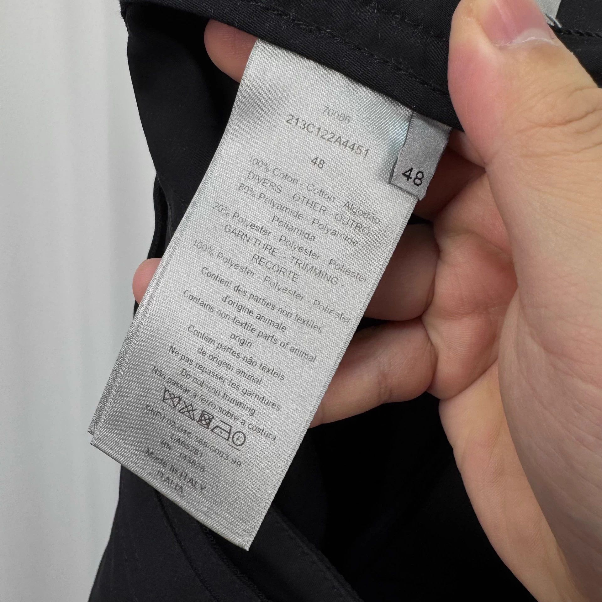 Dior Dior x Sacai Embroidered Logo Belt Pants 48 Mint Size US 32 / EU 48 - 7 Thumbnail