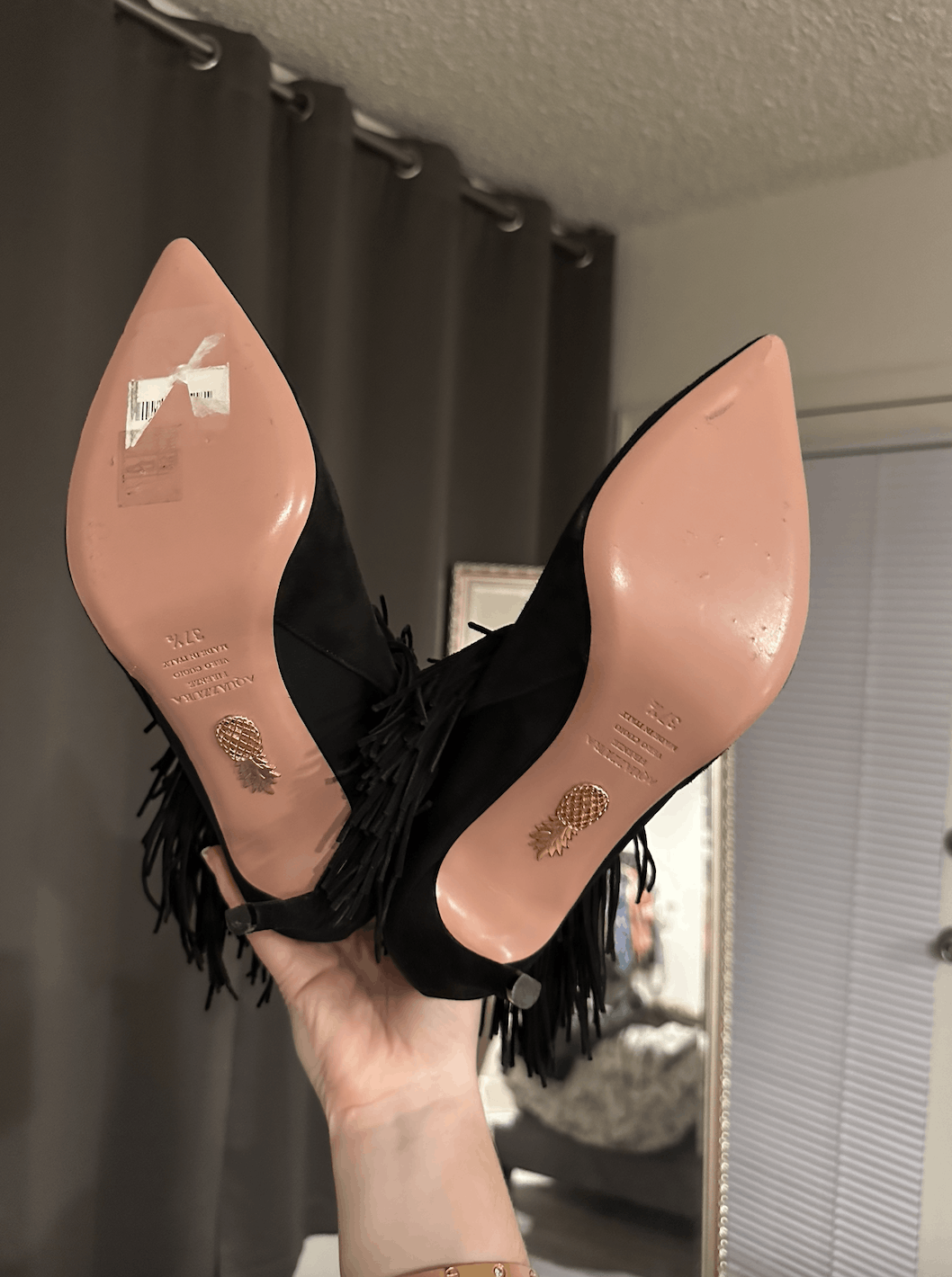 Aquazzura Aquazzura Shake Fringe Boots Size US 7.5 / IT 37.5 - 4 Thumbnail