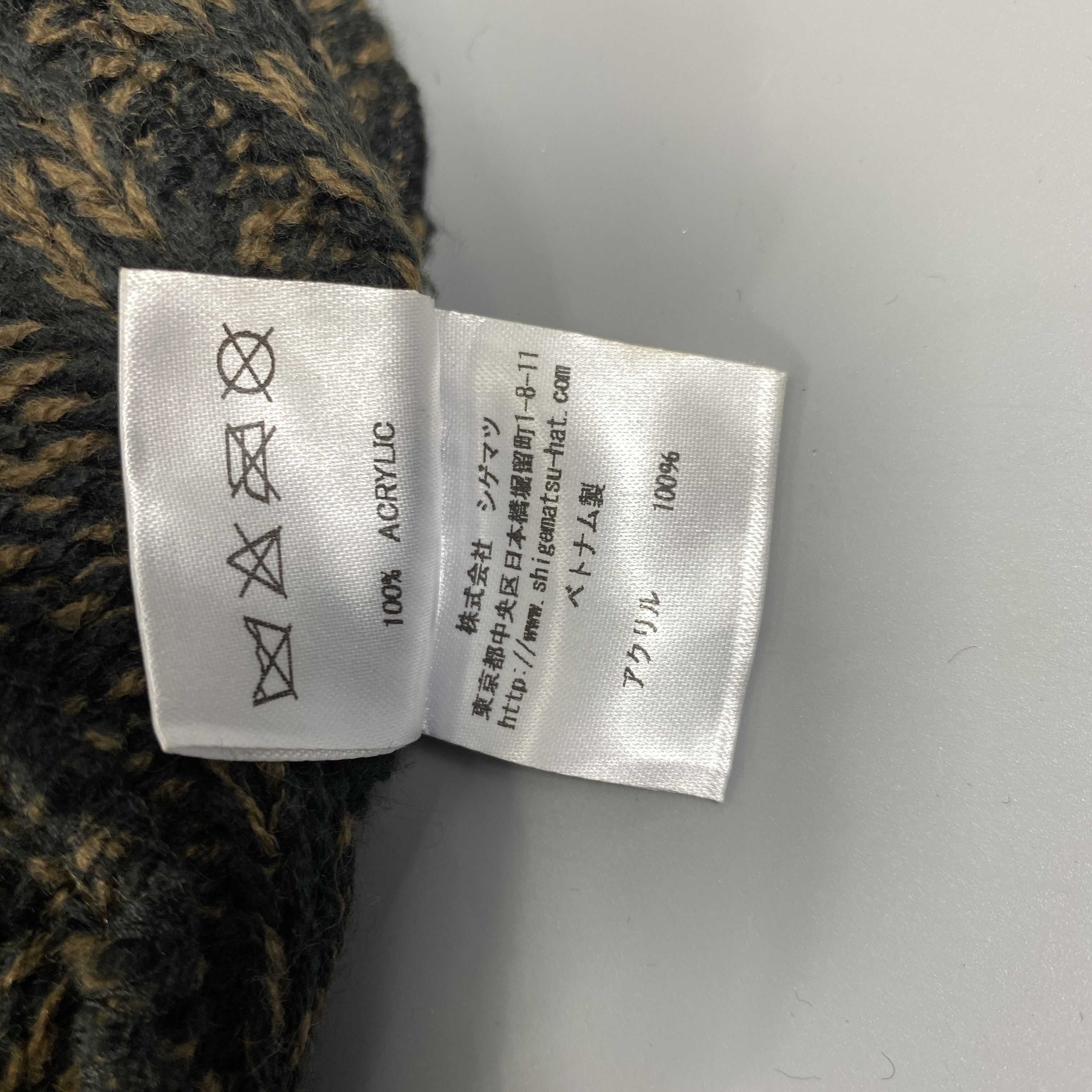 Japanese Brand Vintage Knitted Beanie Hats -BN1174 Size ONE SIZE - 9 Thumbnail