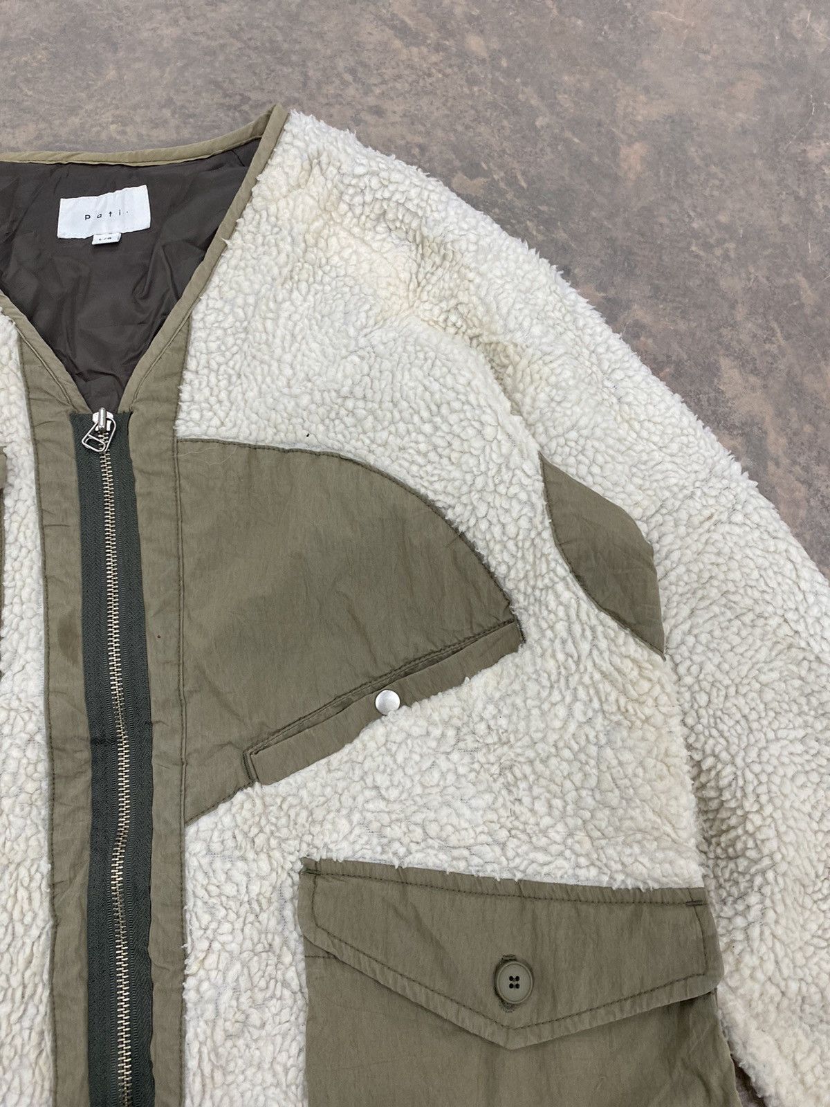 Japanese Brand PATI JAPAN TACTICAL CARDIGAN MILITARY 90s ISSEY JUNYA CDG Size US L / EU 52-54 / 3 - 5 Thumbnail