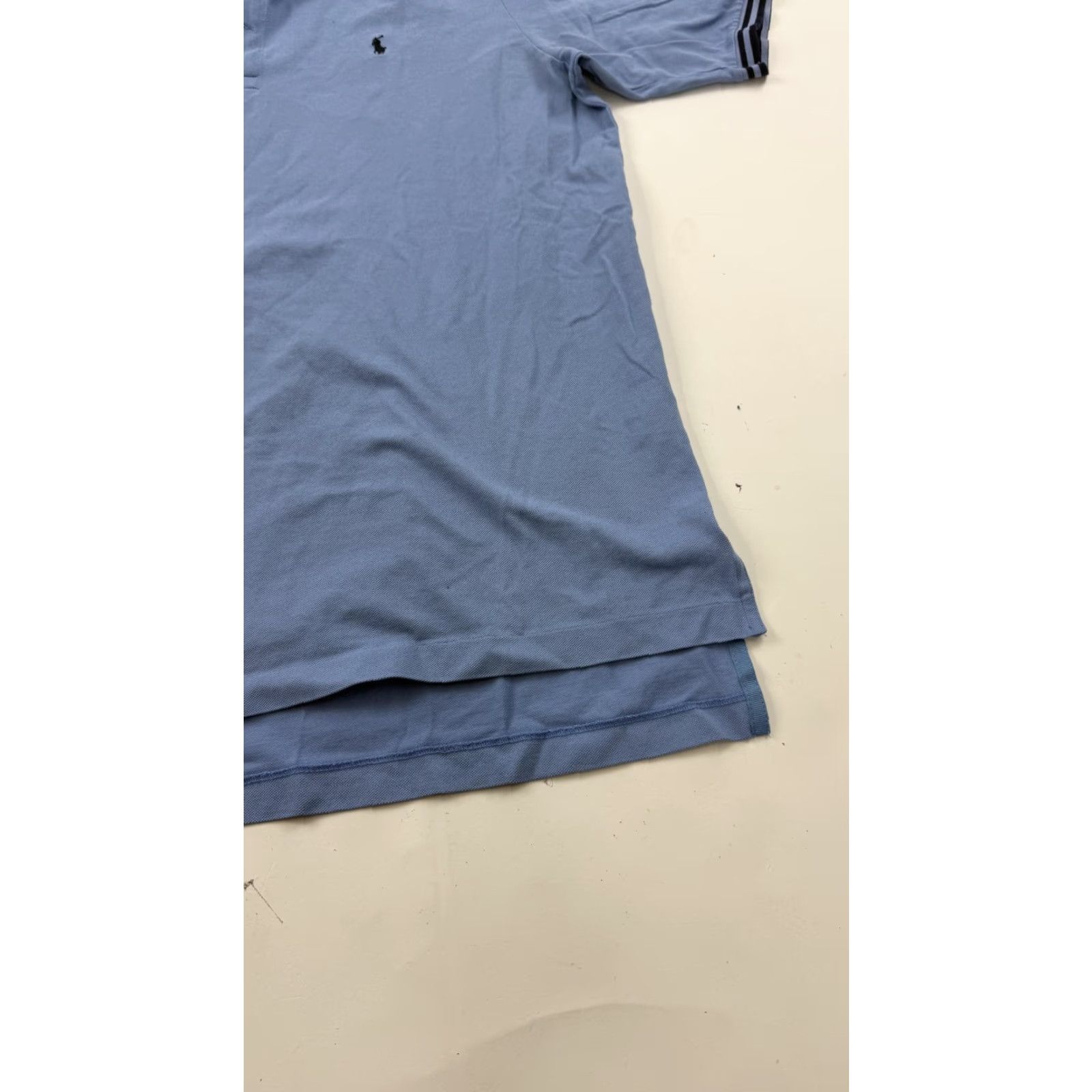 Polo Ralph Lauren Polo Ralph Lauren Polo Golf Shirt Adult Large Blue Pima Cotton Short Sleeve Collared Pony Mens Size US L / EU 52-54 / 3 - 3 Thumbnail