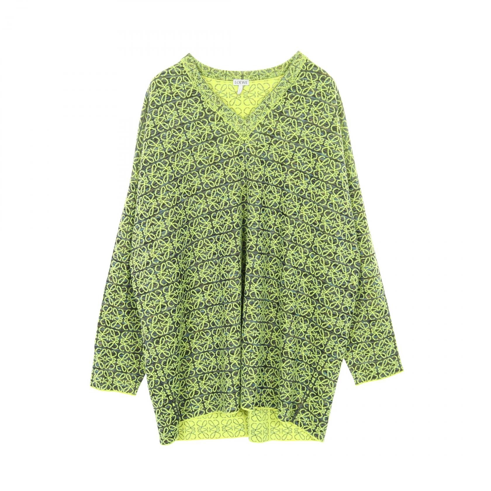 Loewe Loewe Loewe Anagram Wool Rayon Knit Top Textile Tops DUTY FREE for USA Size ONE SIZE - 1 Thumbnail
