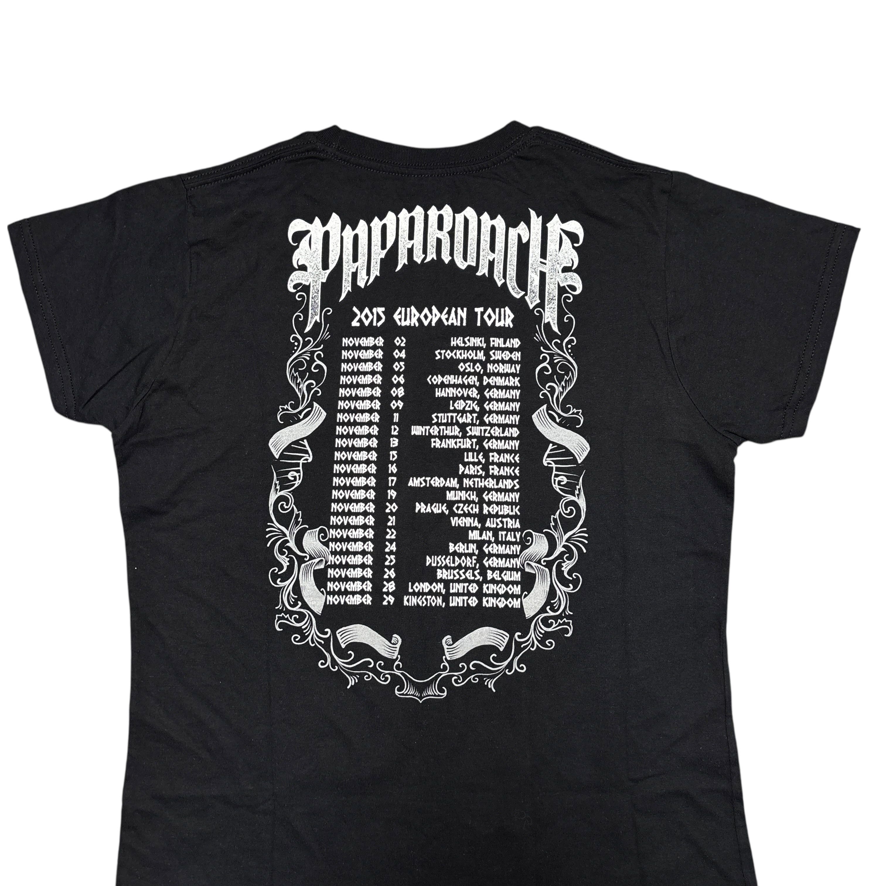 Band Tees Papa Roach Shirt Black Womens Baby Tee Metal Band Tee Size L / US 10 / IT 46 - 10 Thumbnail