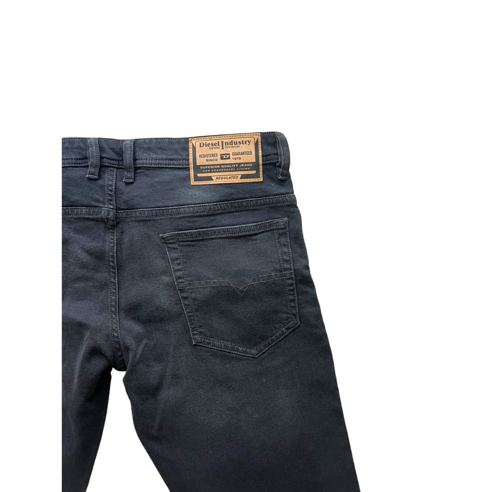 Diesel Diesel Mens Safado Straight Fit Jeans Black $195 Size 34/32 Size US 34 / EU 50 - 5 Thumbnail