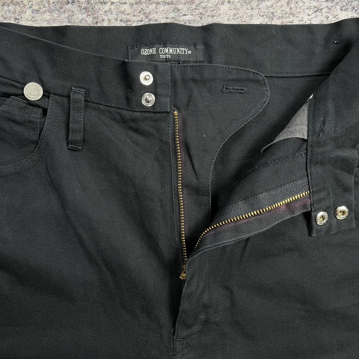 Hysteric Glamour × Japanese Brand Ozone Community wide leg double knee pants Size US 30 / EU 46 - 7 Thumbnail