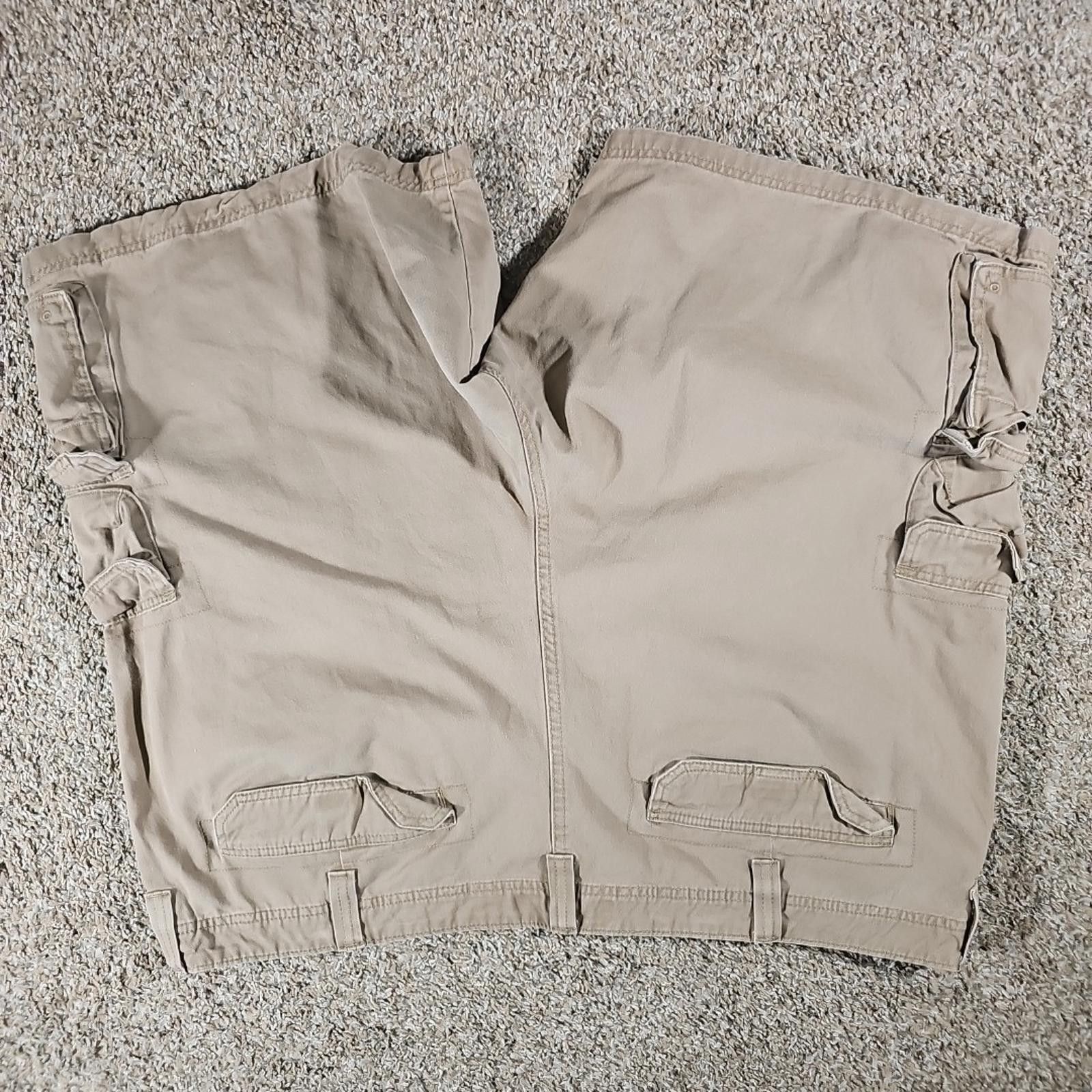 Lee Lee Dungarees Cargo Shorts Sz 48 Khaki Utility Grunge Size US 44 / EU 60 - 6 Thumbnail