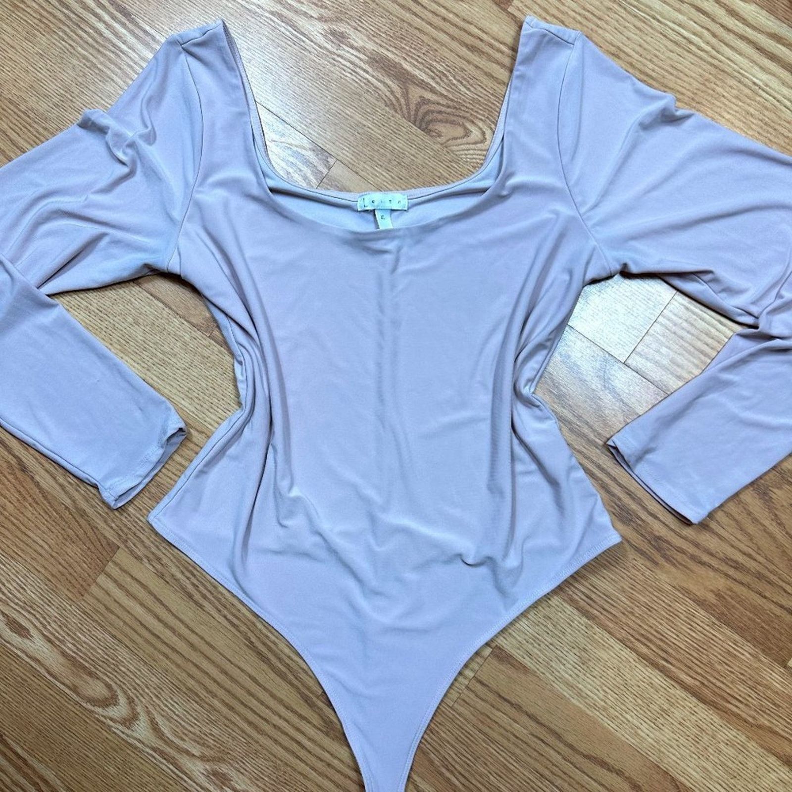 Other Leith Nordstroms Scoop Long Sleeve Thong Bodysuit Blush XL Size XL / US 12-14 / IT 48-50 - 4 Thumbnail