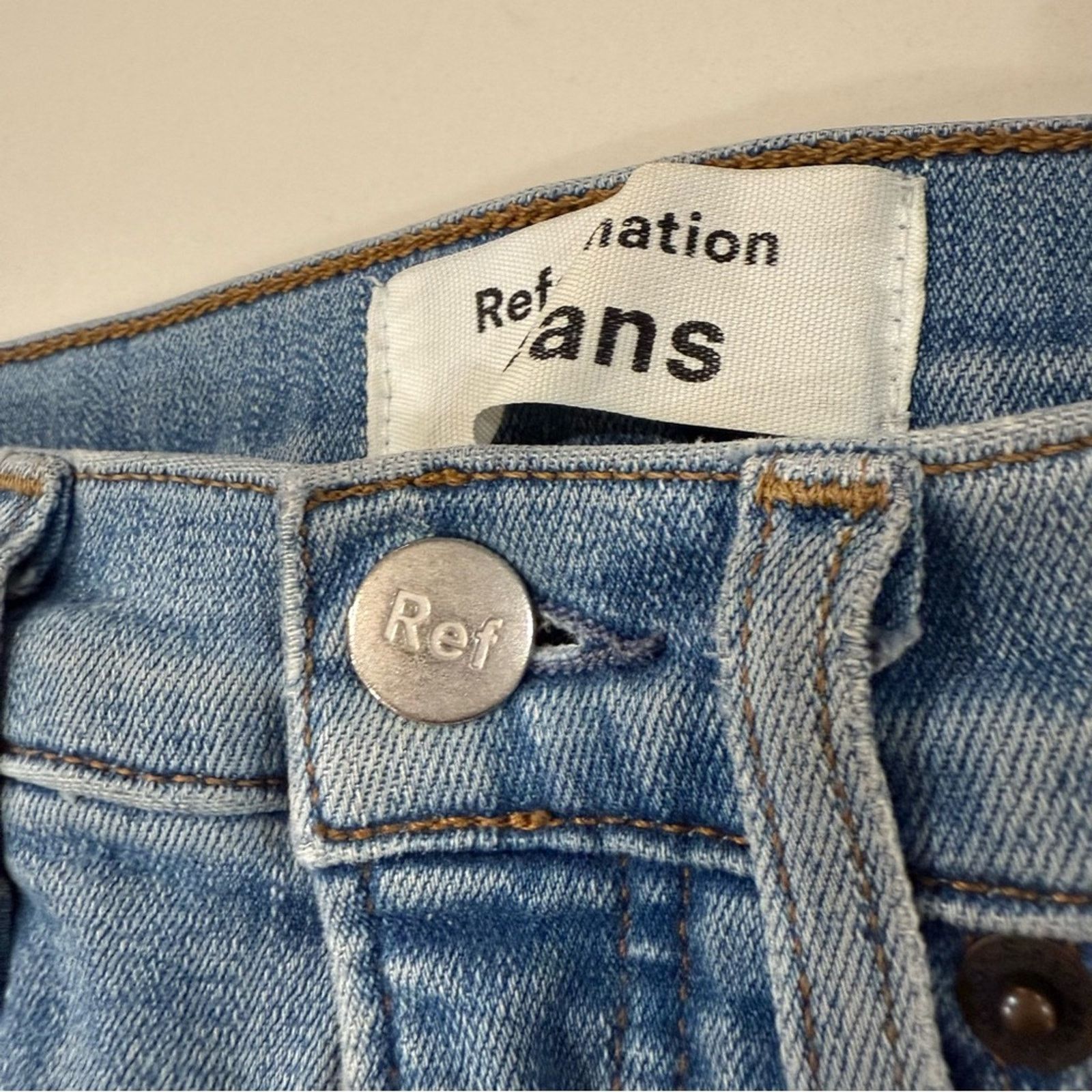 Reformation Reformation Ultra High Rise Skinny Denim Jeans Womens 24 Size 24" / US 00 / IT 34 - 4 Thumbnail