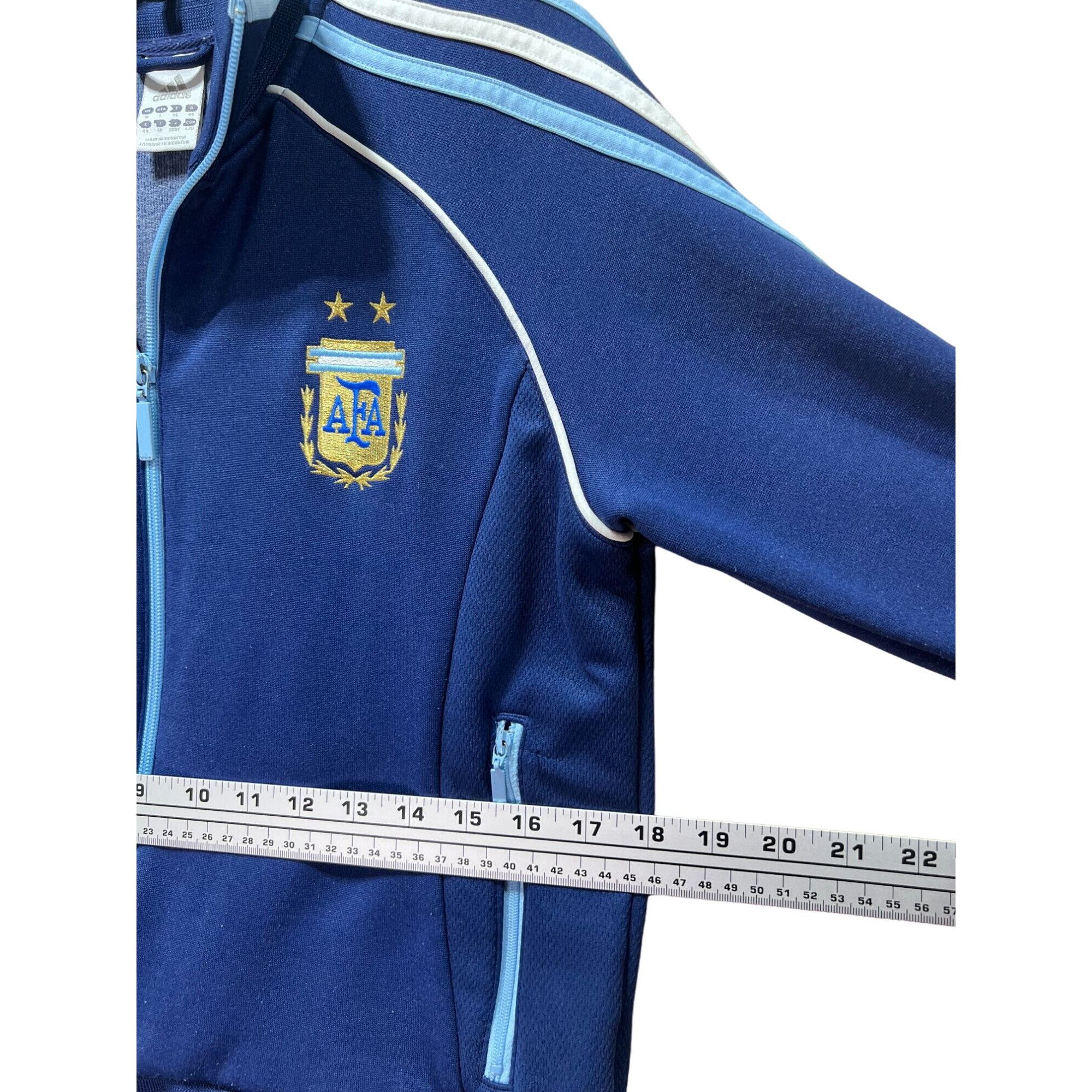 Adidas Adidas - Women's Long Sleeve Sweatshirt - Blue - Large Size L / US 10 / IT 46 - 4 Thumbnail