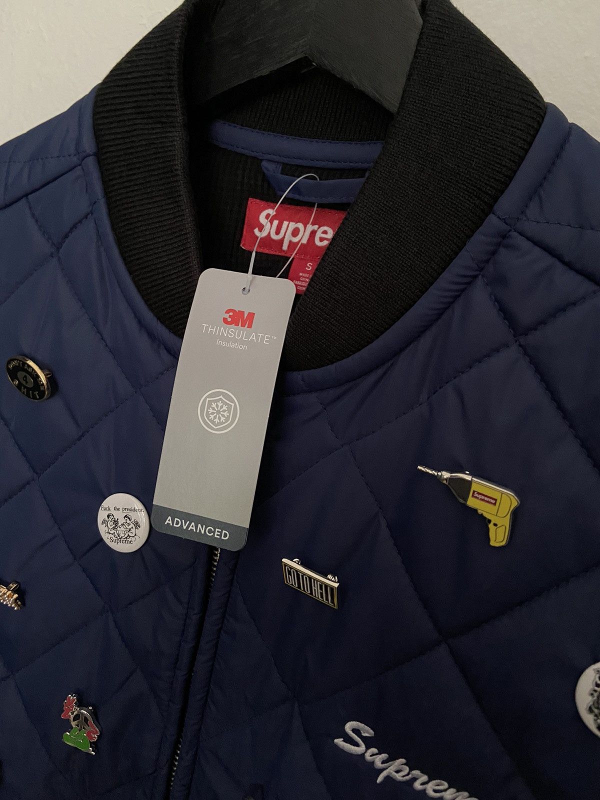 Supreme multi pin vest