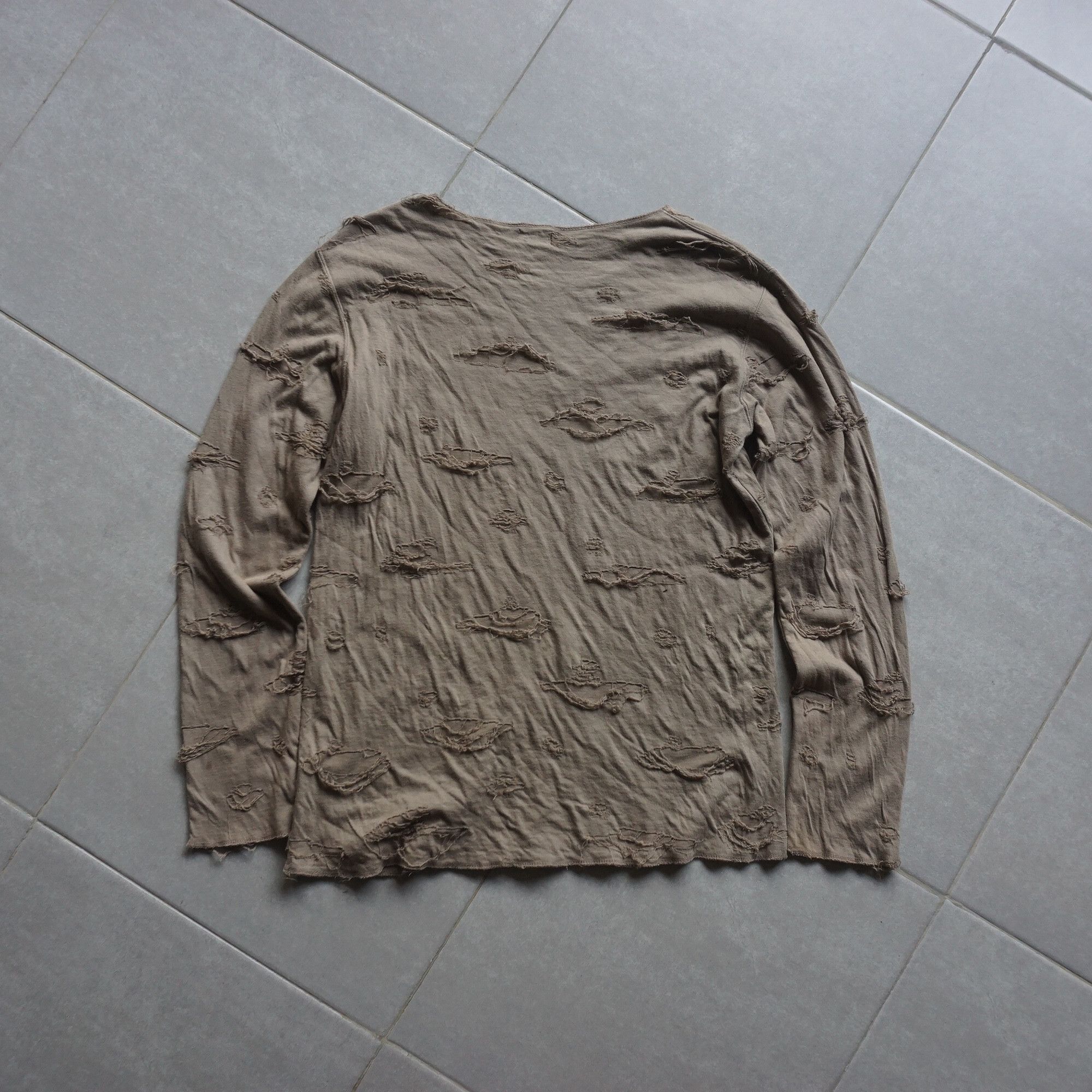 Beams Plus Beams distressed longsleeve Size US M / EU 48-50 / 2 - 8 Thumbnail