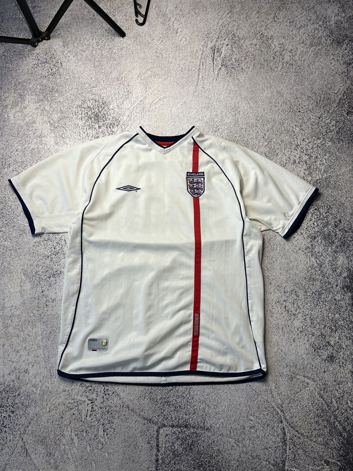 Umbro Vintage England Football Team 2001 White Home Shirt Umbro Size US XL / EU 56 / 4 - 8 Thumbnail