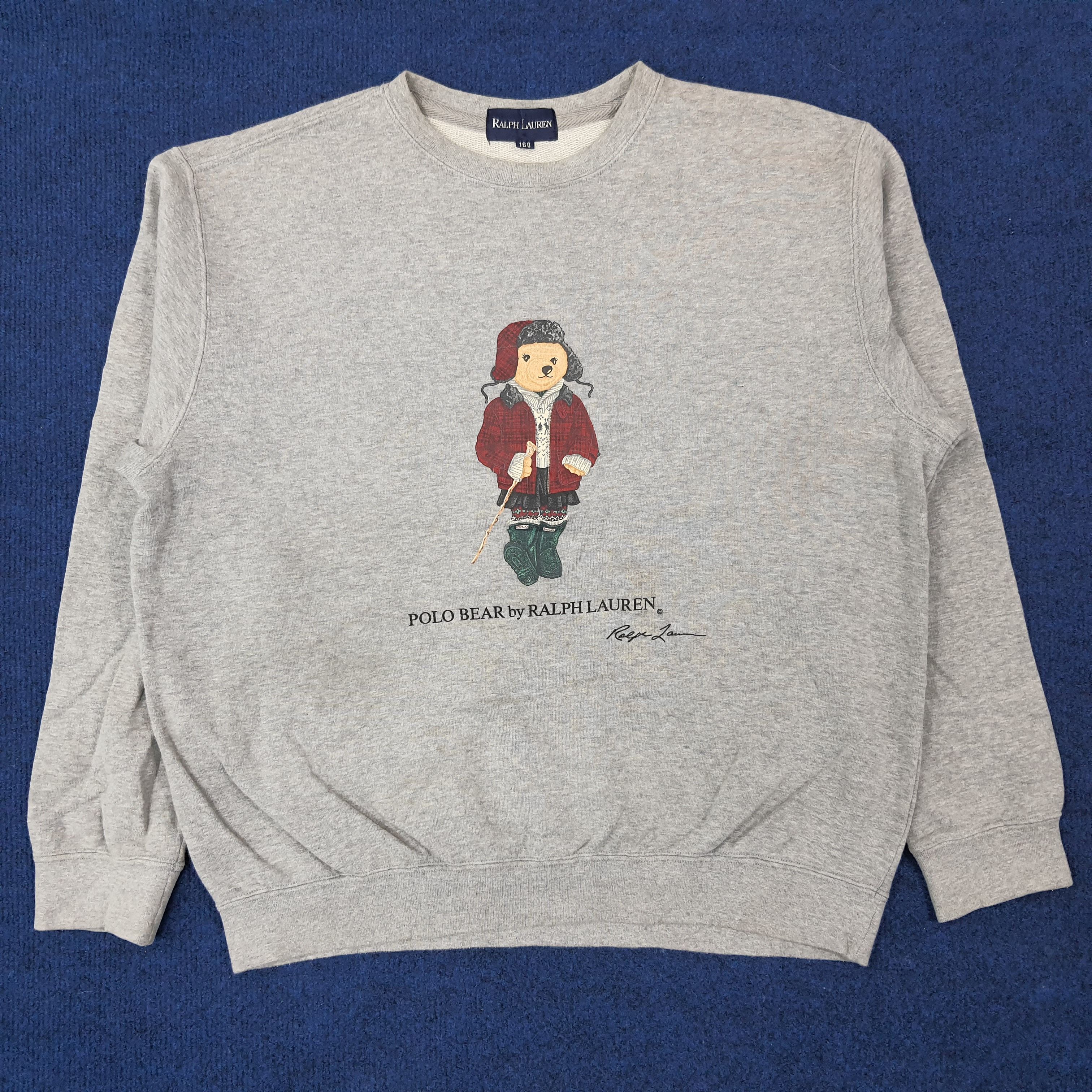 Polo Ralph Lauren Vintage POLO Bear by Ralph Lauren Sweatshirt C243N25 Size US M / EU 48-50 / 2 - 1 Thumbnail