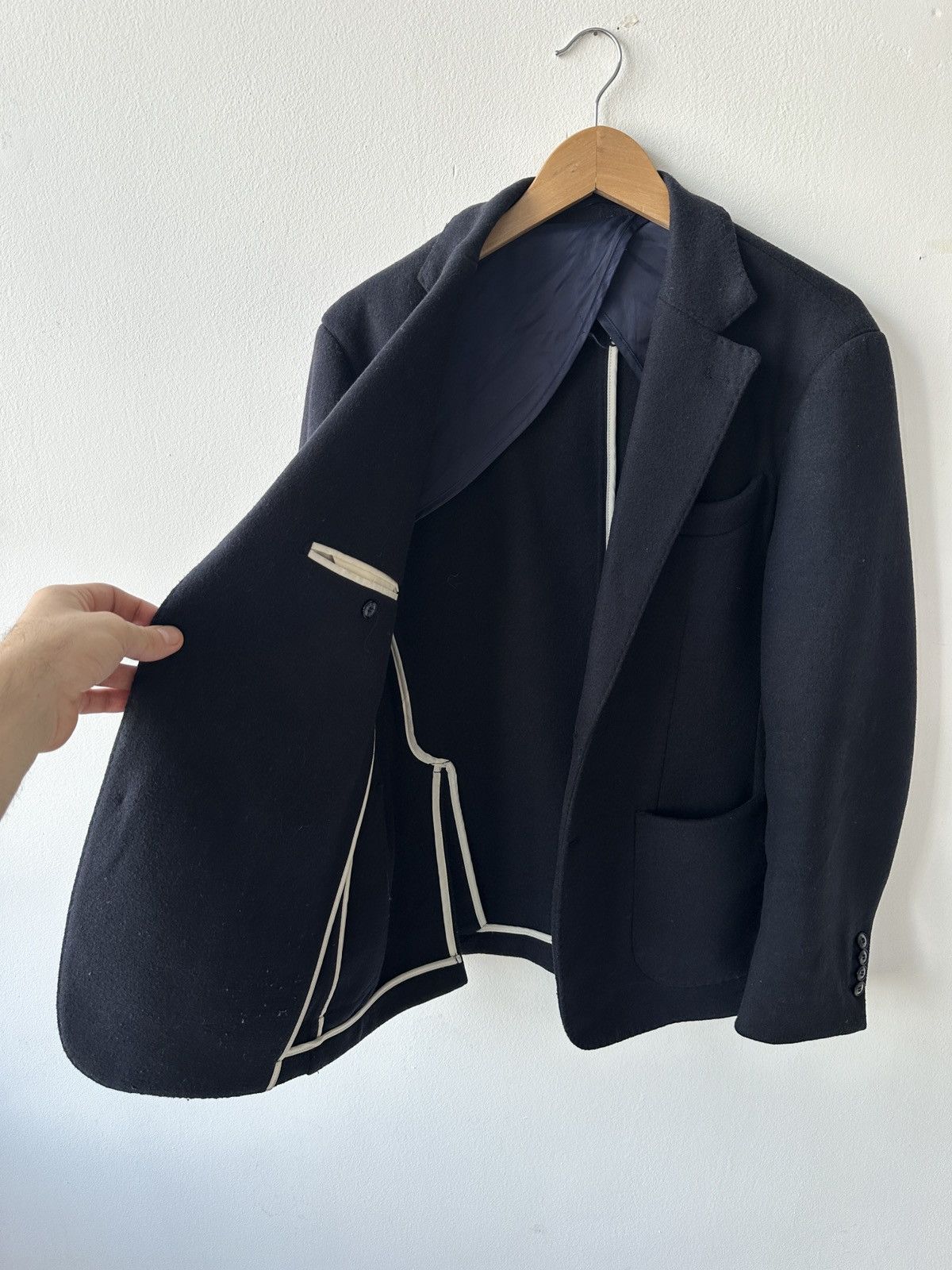 Douglas Hayward Douglas Hayward Mayfair London Wool Blend Blazer - Size 40 Size 40R - 7 Thumbnail