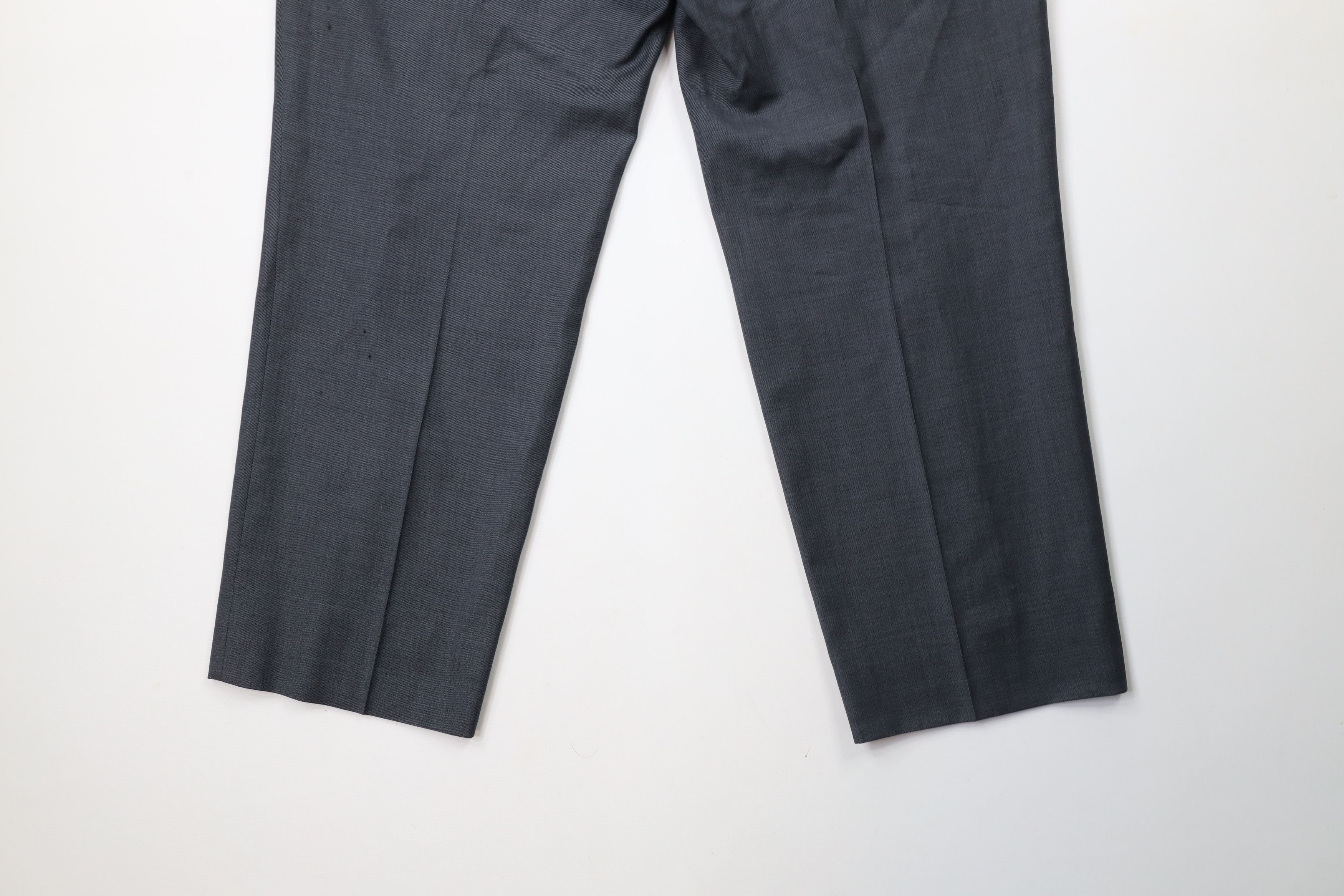 Vintage Jos A Bank Tailored Fit Wool 2 Piece Suit Wedding Suit Size 46R - 22 Thumbnail