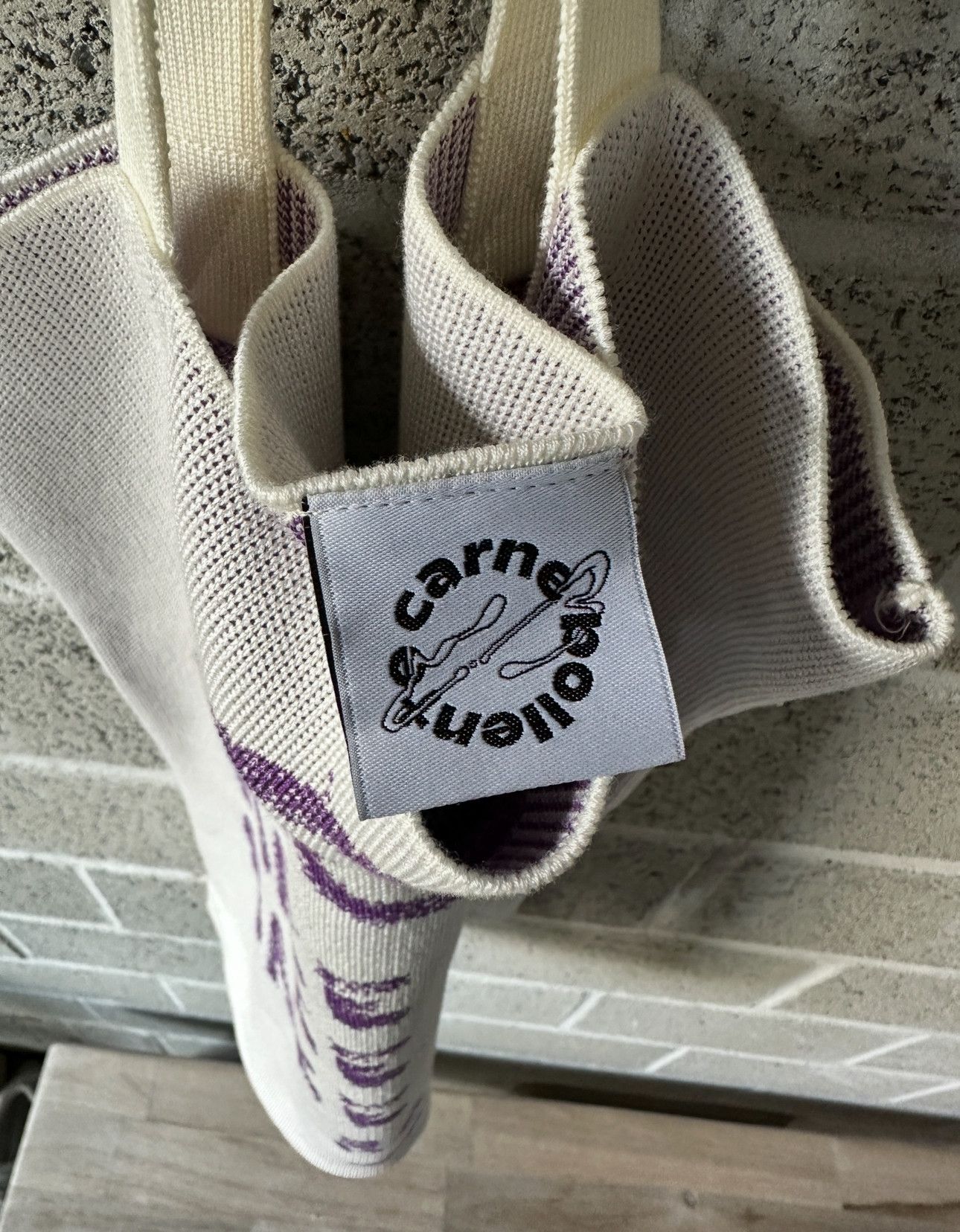 Carne Bollente Carne Bollente 'Make Love not War' Tote Bag Size ONE SIZE - 4 Thumbnail