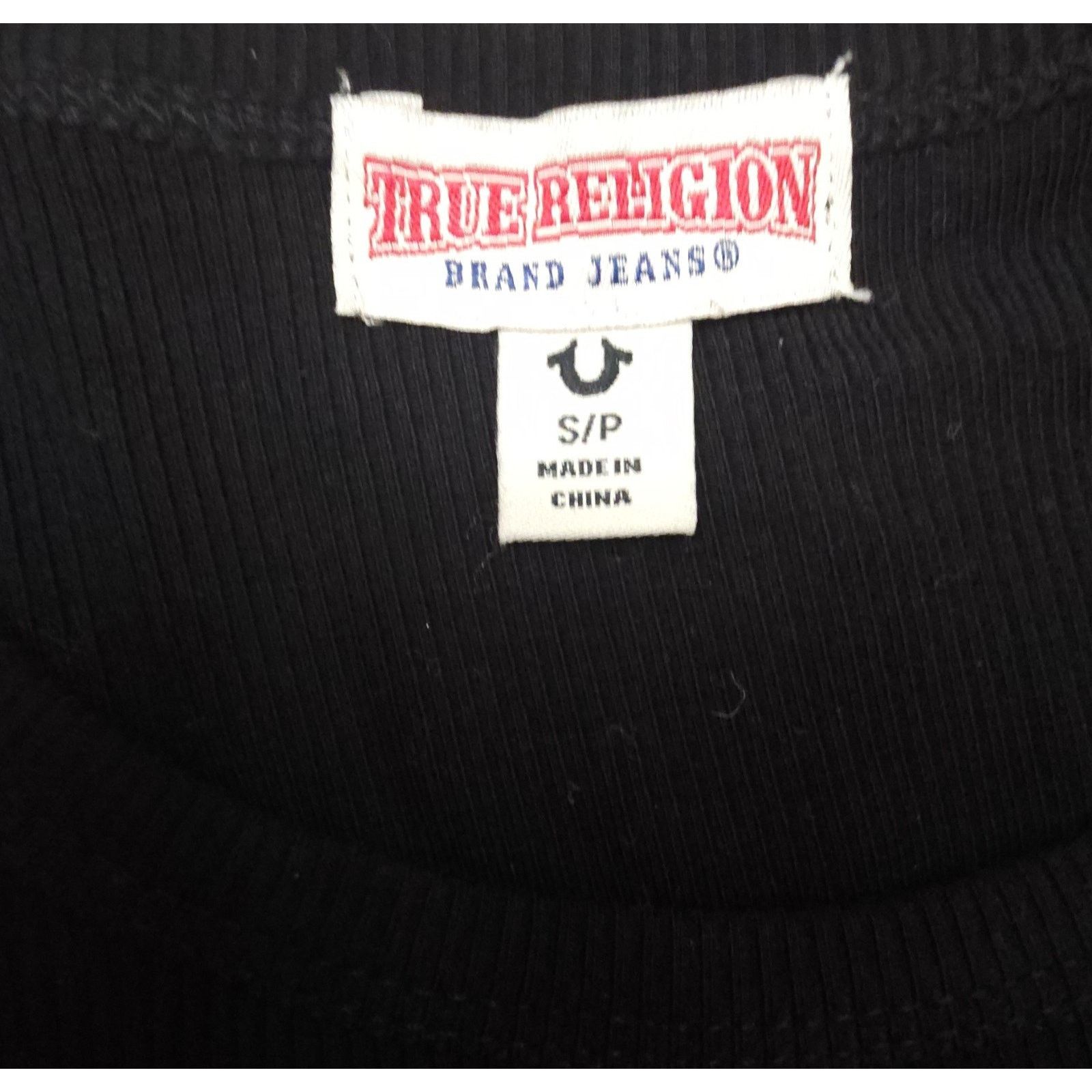True Religion True Religion T- Shirt Anniversary Goddess Rib Logo Bodycon Size S / US 4 / IT 40 - 6 Thumbnail