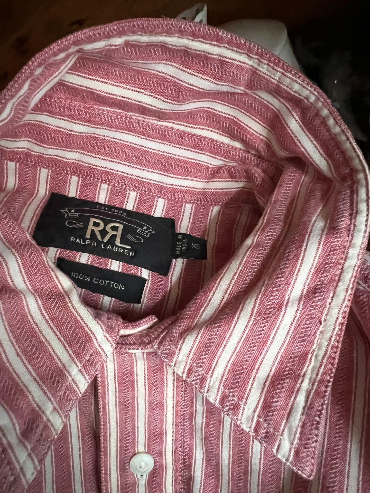 RRL Ralph Lauren RRL Double RL Vintage Striped Pullover Shirt Size US XS / EU 42 / 0 - 9 Thumbnail