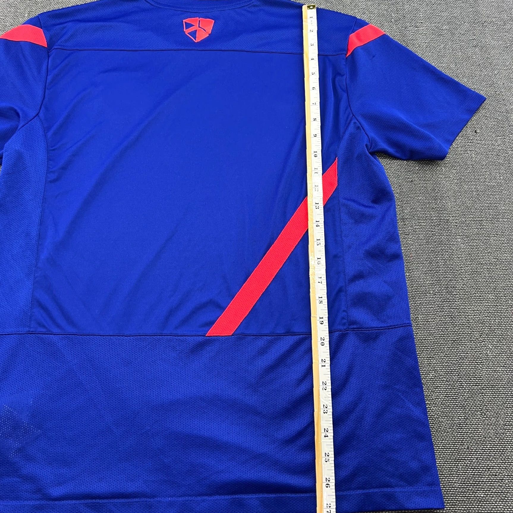 Nike Nike Atletico Madrid 2011-2012 Training Football Jersey Shirt Mens Large Blue Size US L / EU 52-54 / 3 - 7 Thumbnail