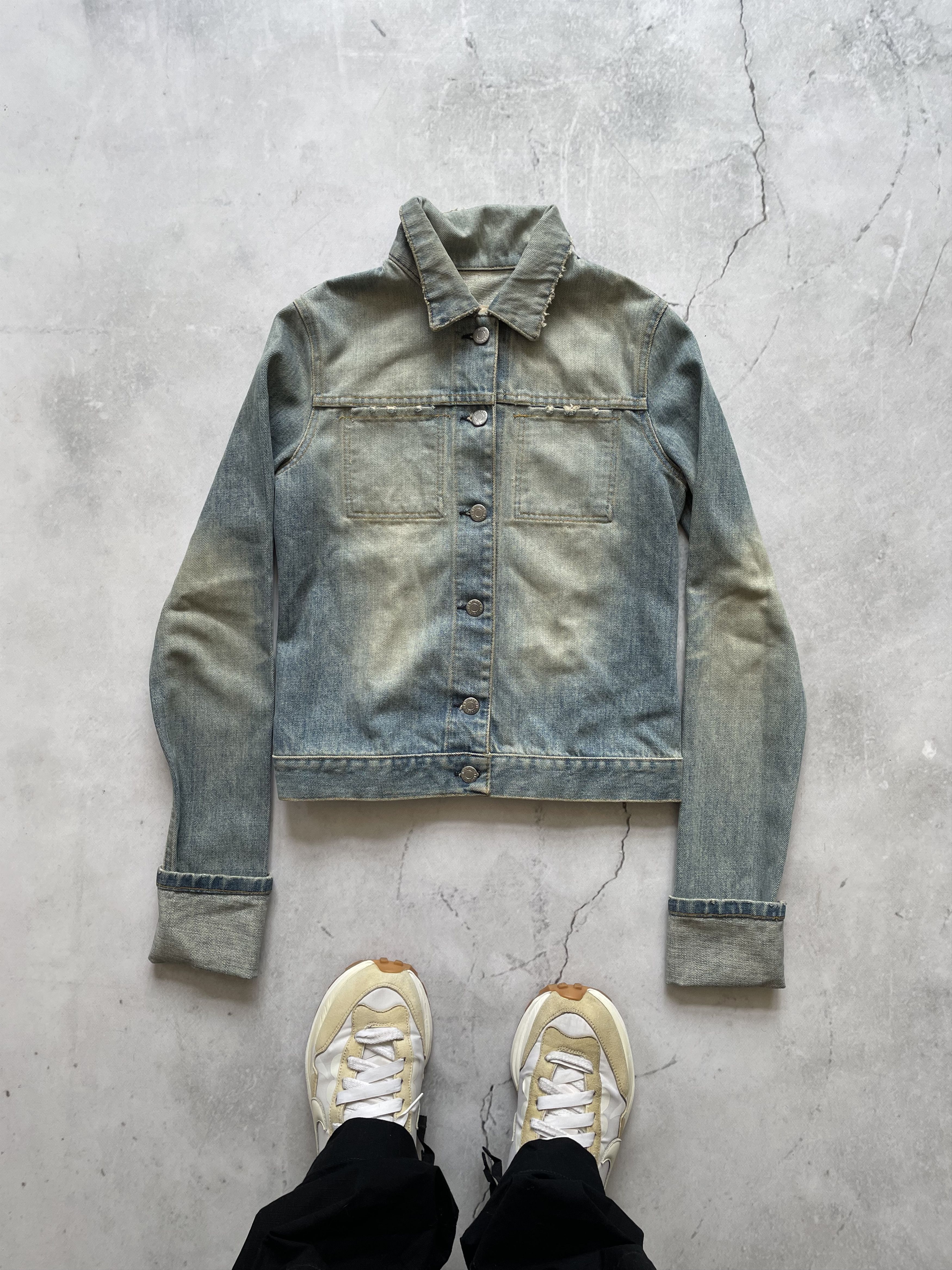 Helmut Lang Helmut Lang Sandwashed Denim Jacket Size US M / EU 48-50 / 2 - 1 Thumbnail