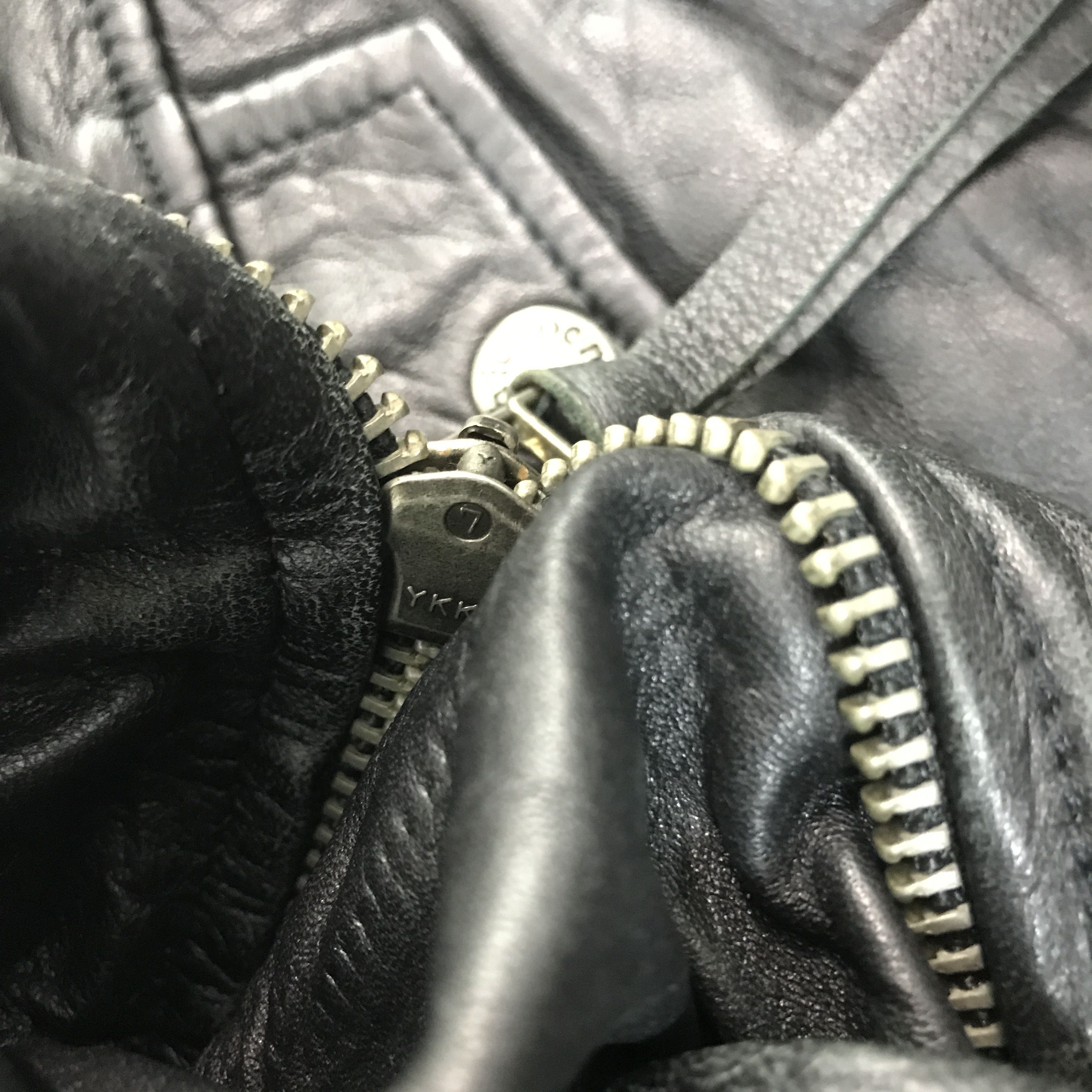 14th Addiction × Japanese Brand × Leather Vintage Coen Double collar bono leather Jacket Size US XS / EU 42 / 0 - 12 Thumbnail