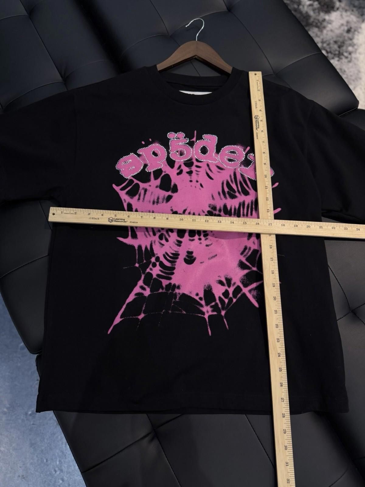 Sp5der Sp5der OG Web V2 Tee Stones Brand New Black Pink Size (L) Size US L / EU 52-54 / 3 - 9 Thumbnail
