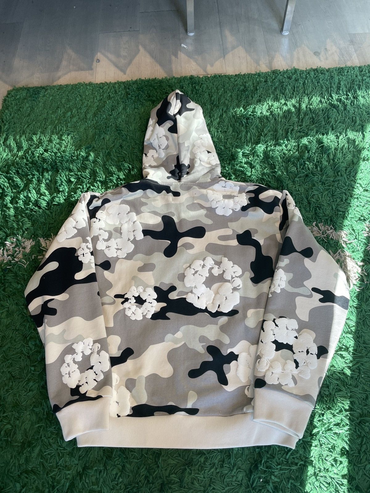 DENIM TEARS Denim Tears Cotton Wreath Zip Hoodie Snow Camo