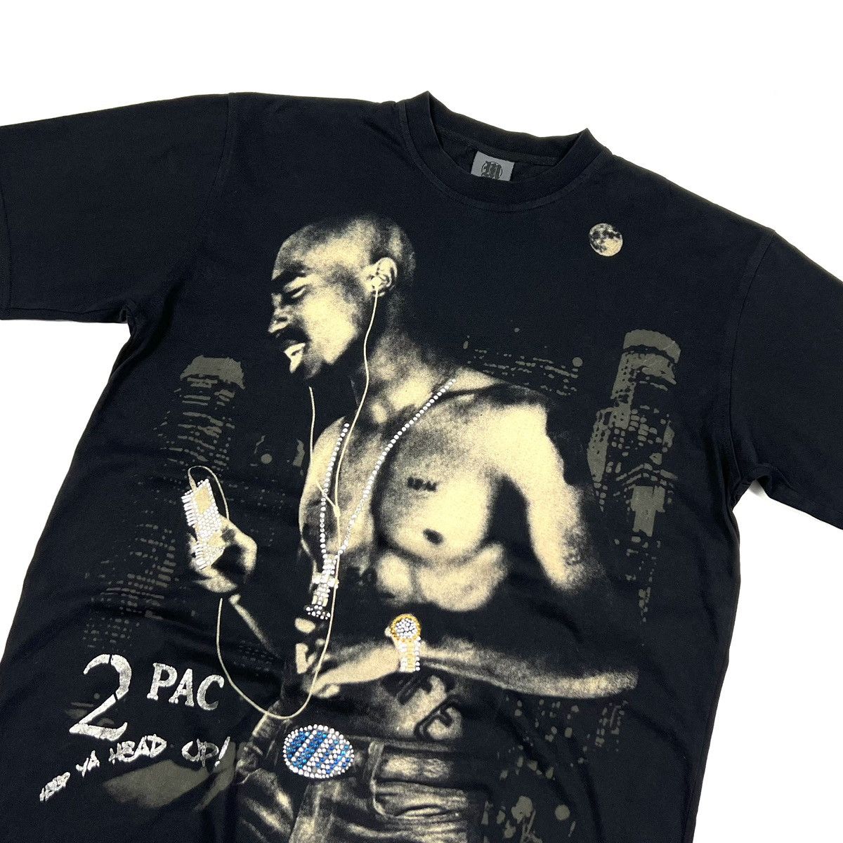Rap Tees × Vintage Vintage Tupac 2pac Shakur Overprint Hip Hop Rap T Shirt - XL Size US XL / EU 56 / 4 - 3 Thumbnail