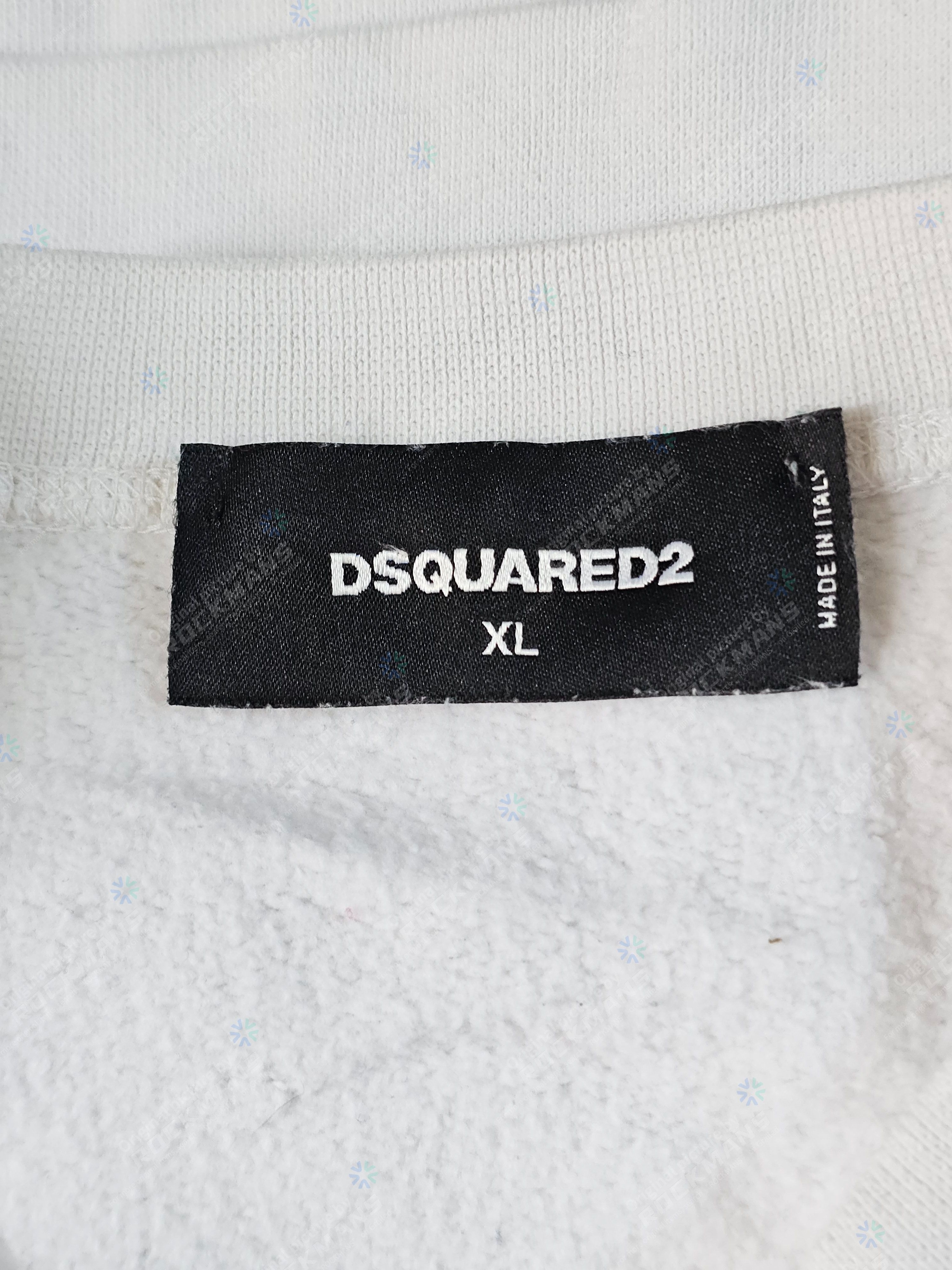 Dsquared2 DSQUARED2 Men's White Dog Sweatshirts Size XL Size US XL / EU 56 / 4 - 5 Thumbnail
