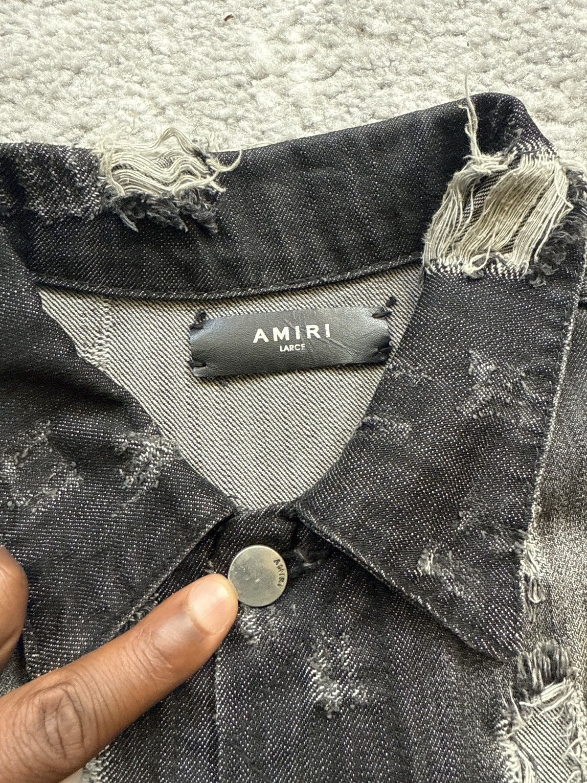 Amiri Amiri Metallica Denim Jacket Size US L / EU 52-54 / 3 - 4 Thumbnail