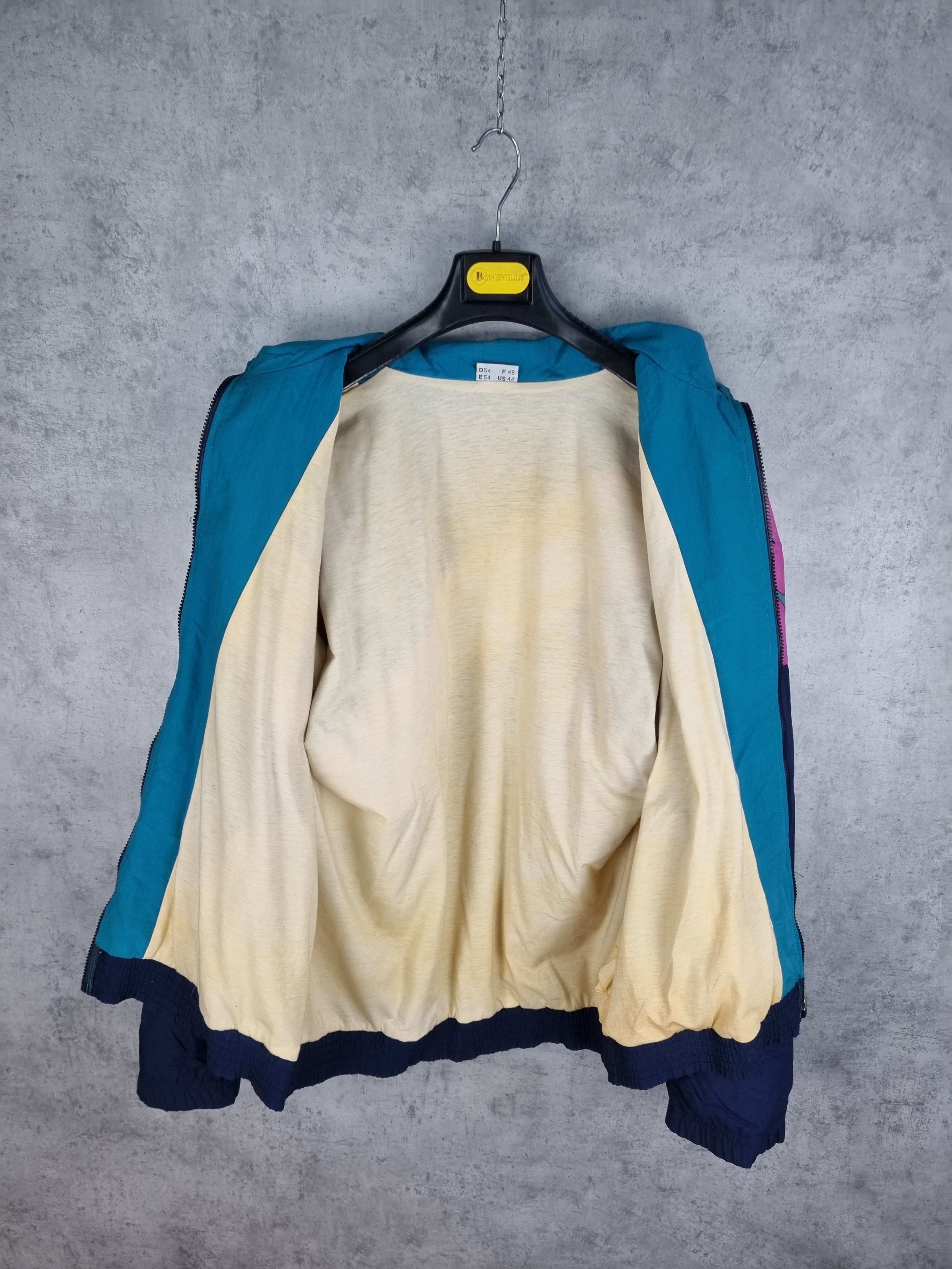 Sergio Tacchini × Vintage 90s Sergio Tacchini Abstract Design Track top Size US L / EU 52-54 / 3 - 8 Thumbnail