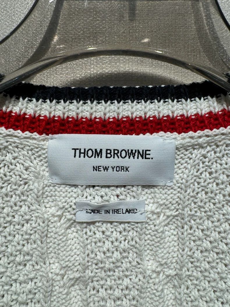 Thom Browne Thom Browne Coarse jacquard knit cardigan Size XS / US 0-2 / IT 36-38 - 6 Thumbnail