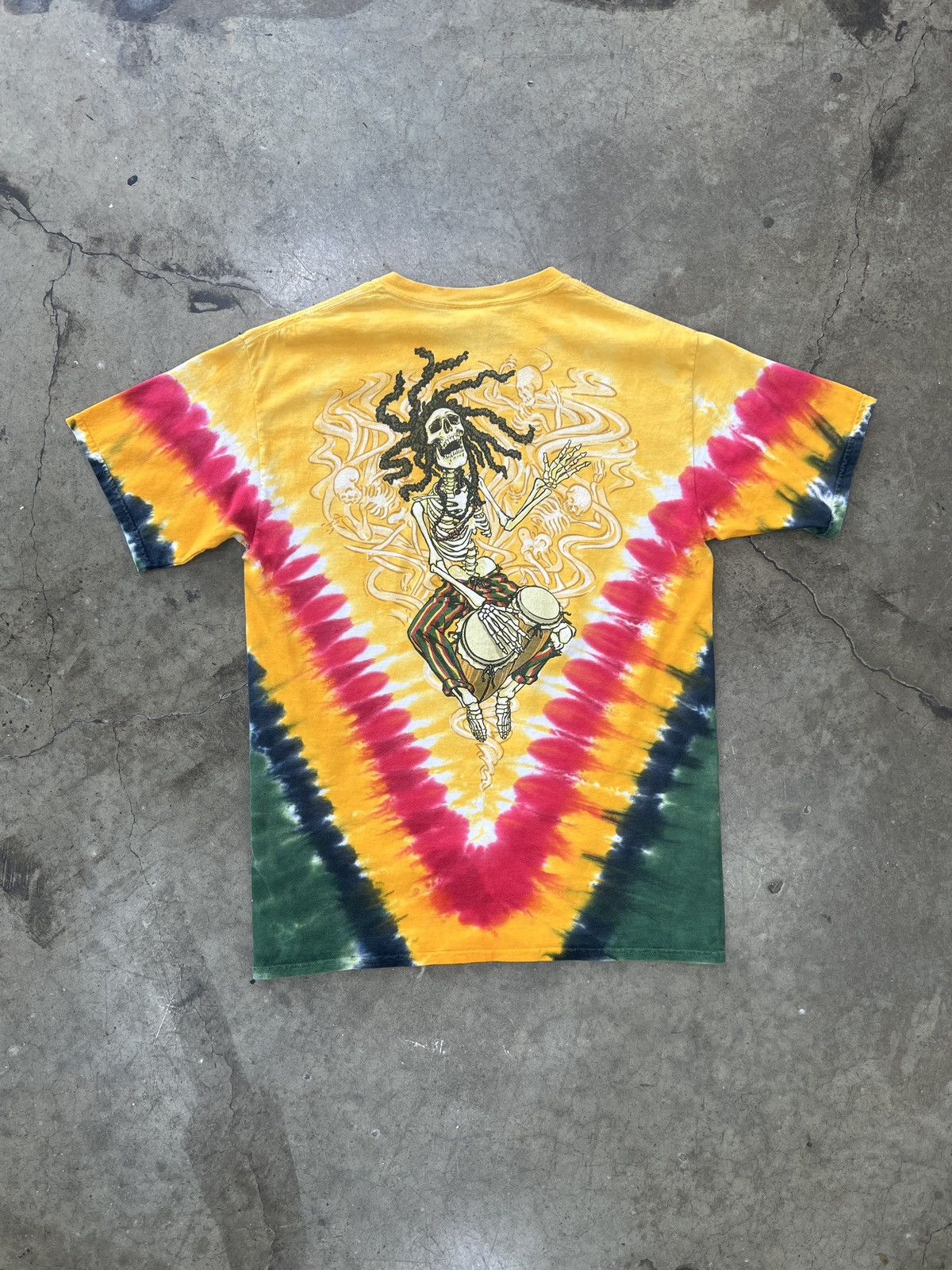 Band Tees Vintage 2003 Liquid Blue Grateful Dead Rasta Tie Dye Medium Size US M / EU 48-50 / 2 - 5 Thumbnail