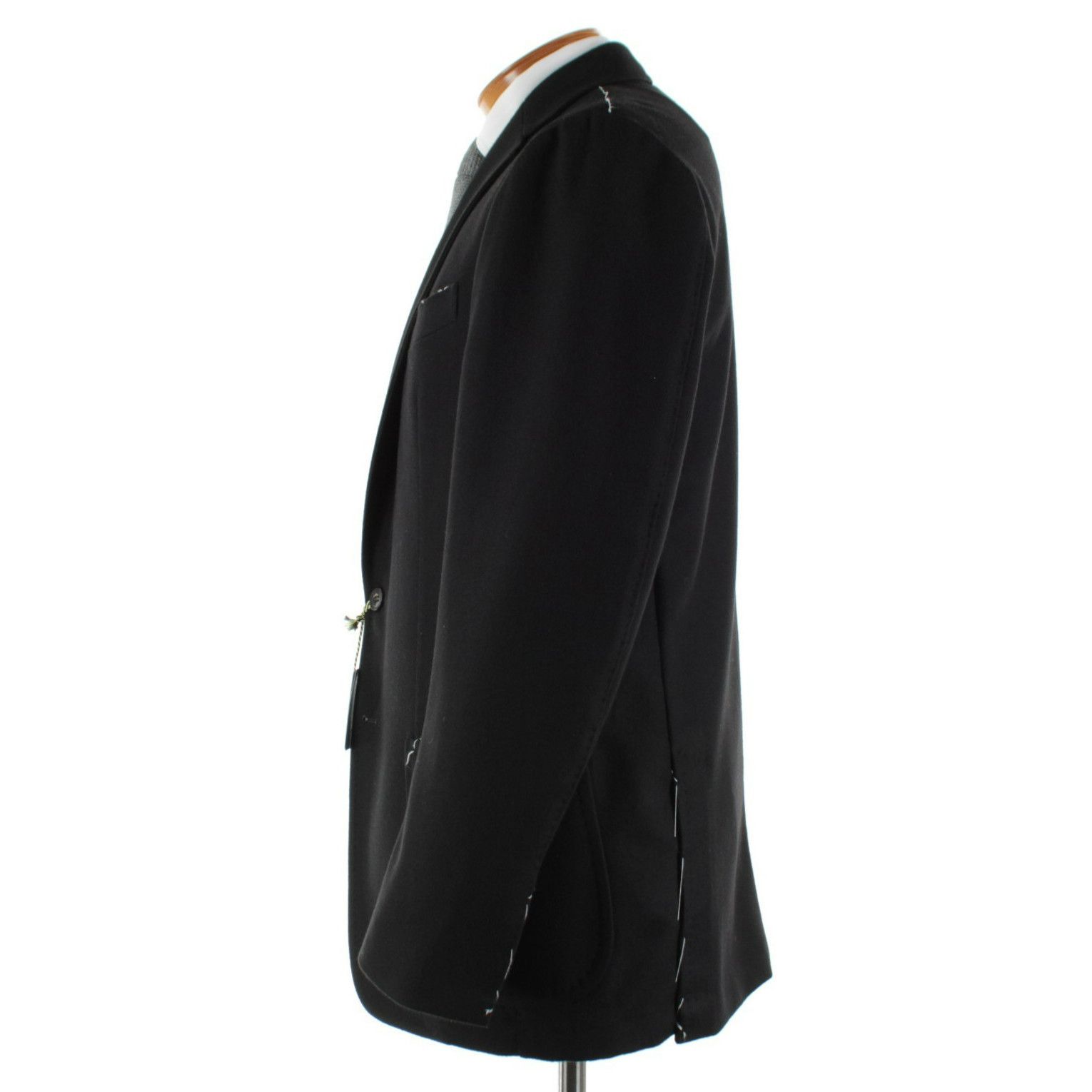 SARTORIO Sartorio Sport Coat Size 44 Long US in Black Size 44R - 4 Thumbnail
