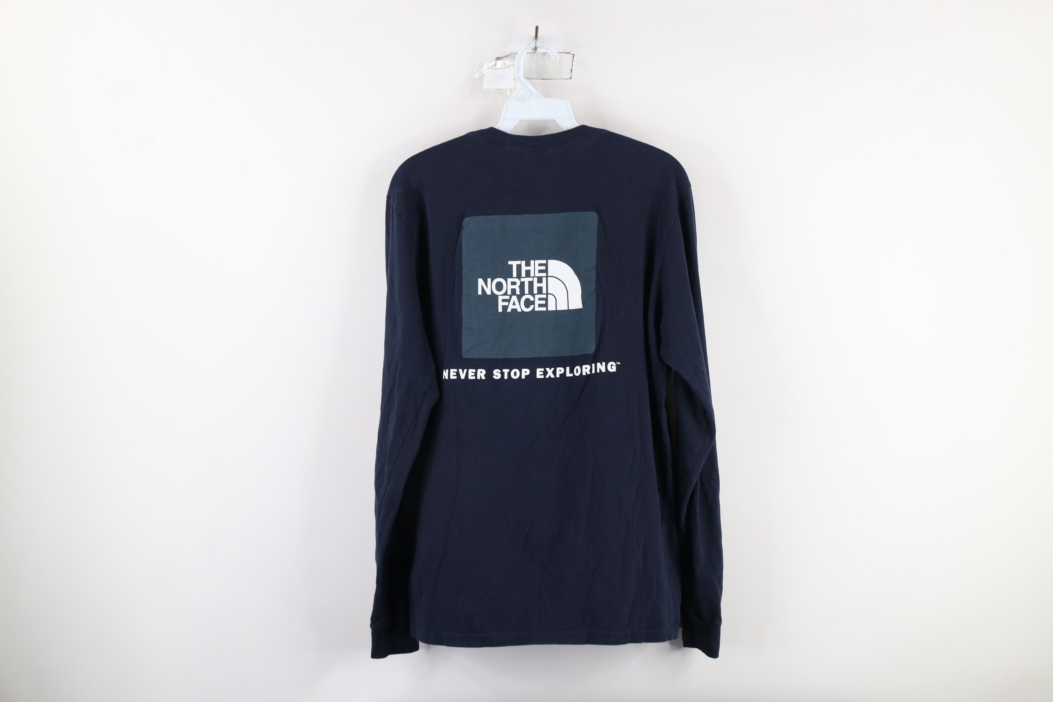 The North Face × Vintage The North Face Spell Out Big Logo Long Sleeve T-Shirt Blue Size US S / EU 44-46 / 1 - 8 Thumbnail