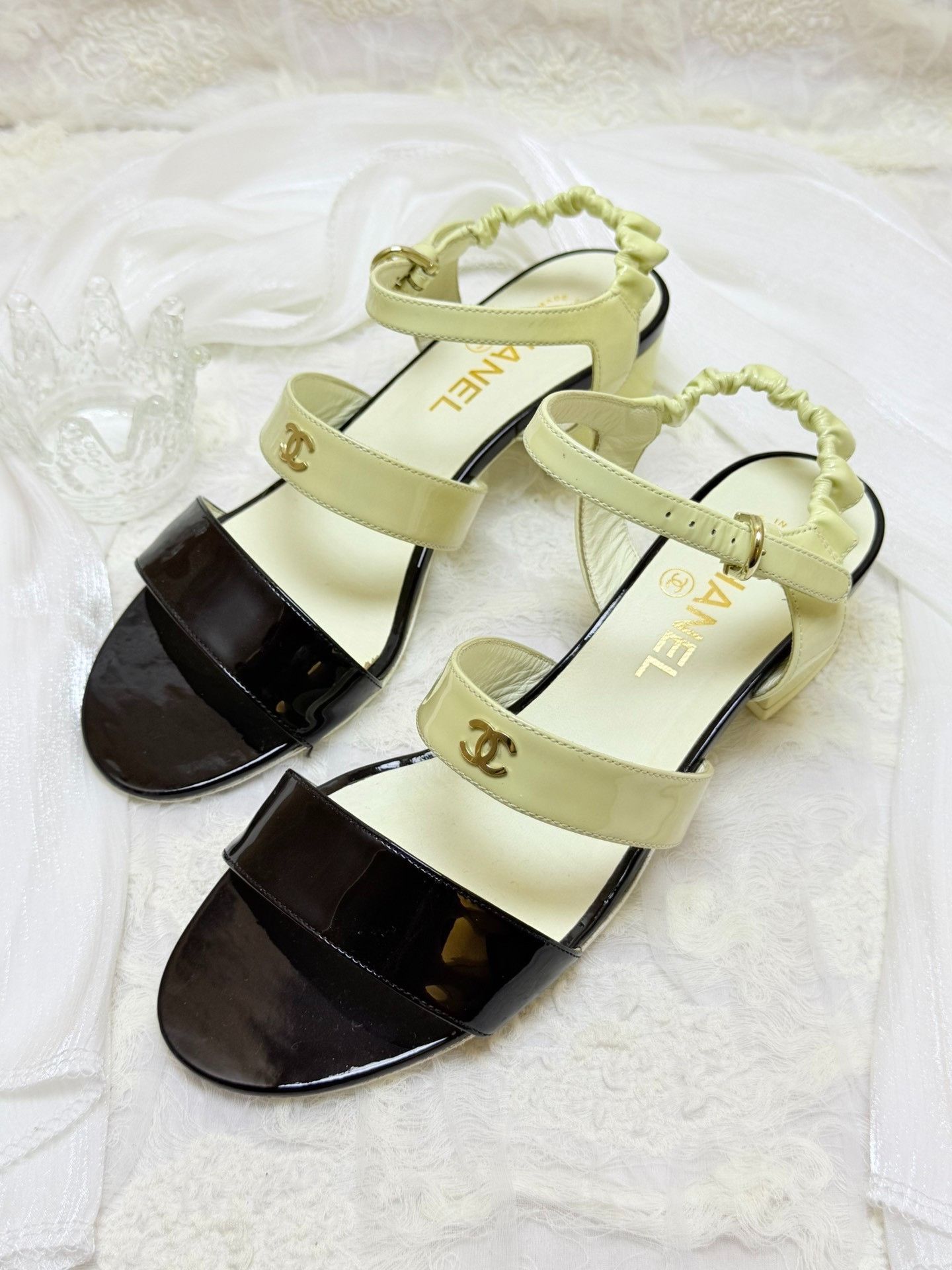 Chanel Chanel Retro Gold Sandals us_7-5 Women Size US 7.5 / IT 37.5 - 1 Thumbnail