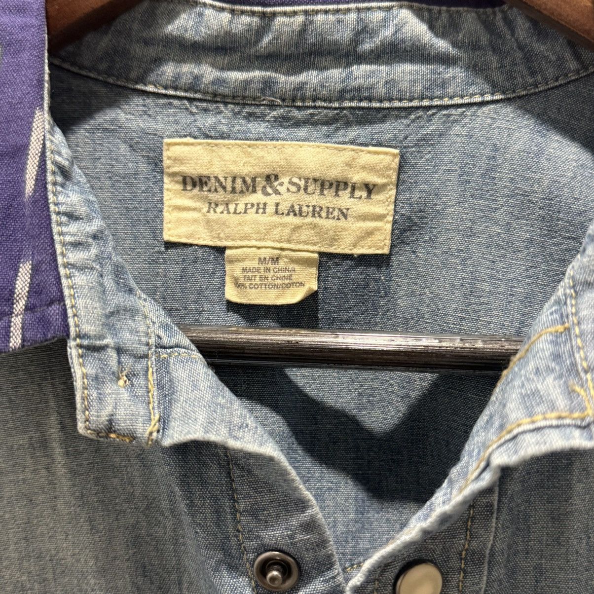 Denim & Supply Ralph Lauren Ralph Lauren Denim & Supply Chambray Button Up Size US M / EU 48-50 / 2 - 3 Thumbnail