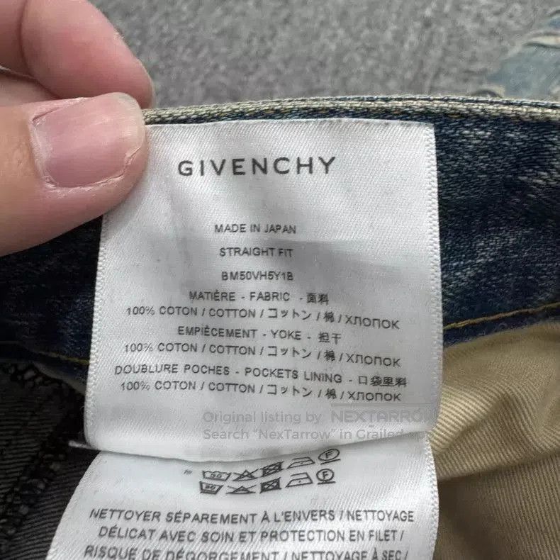 Givenchy Givenchy Distressed Denim Pants Size 32. Size US 32 / EU 48 - 4 Thumbnail