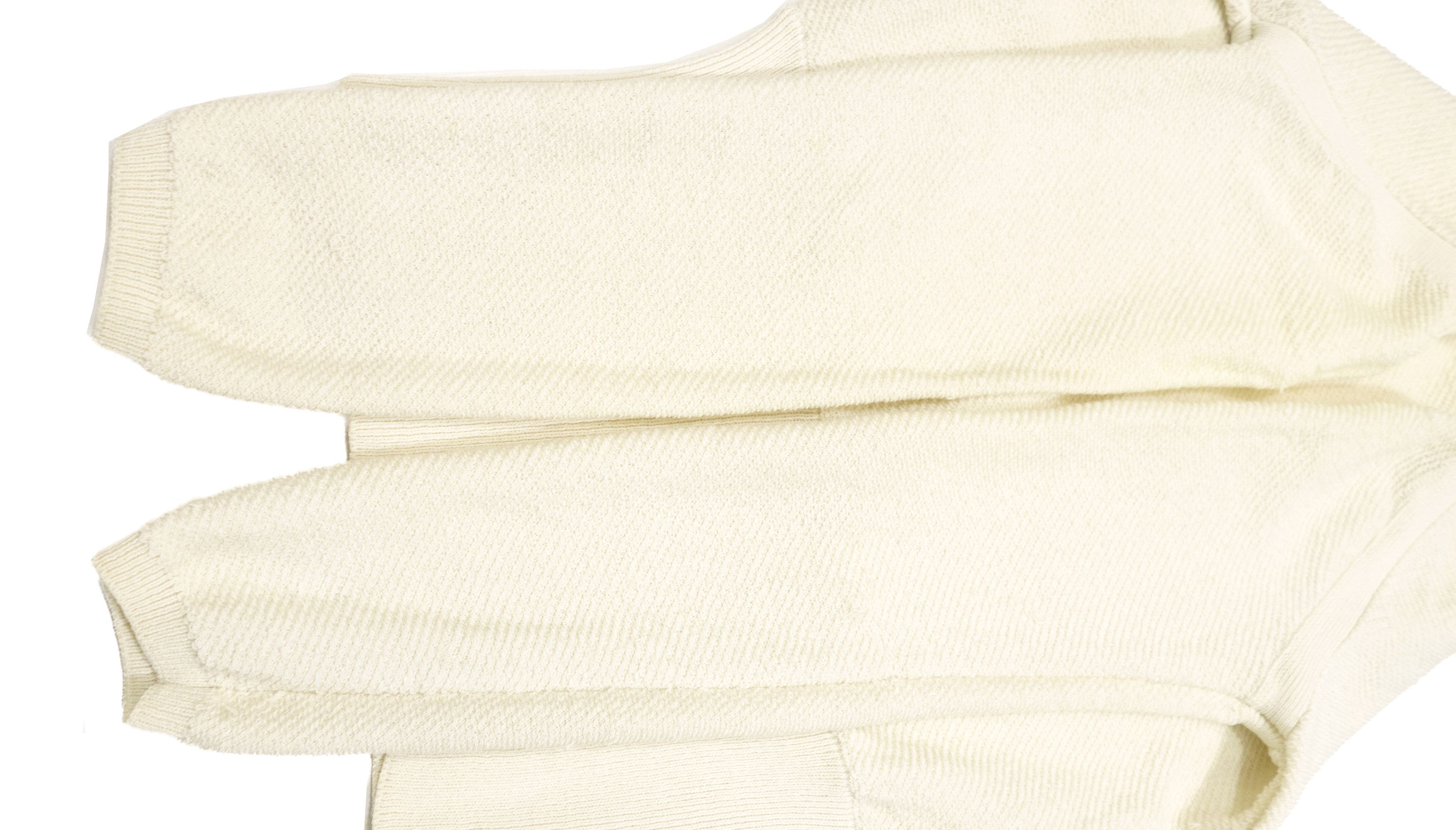 Lemaire Asymmetric Button-Side Virgin Wool Sweater Size S / US 4 / IT 40 - 6 Thumbnail