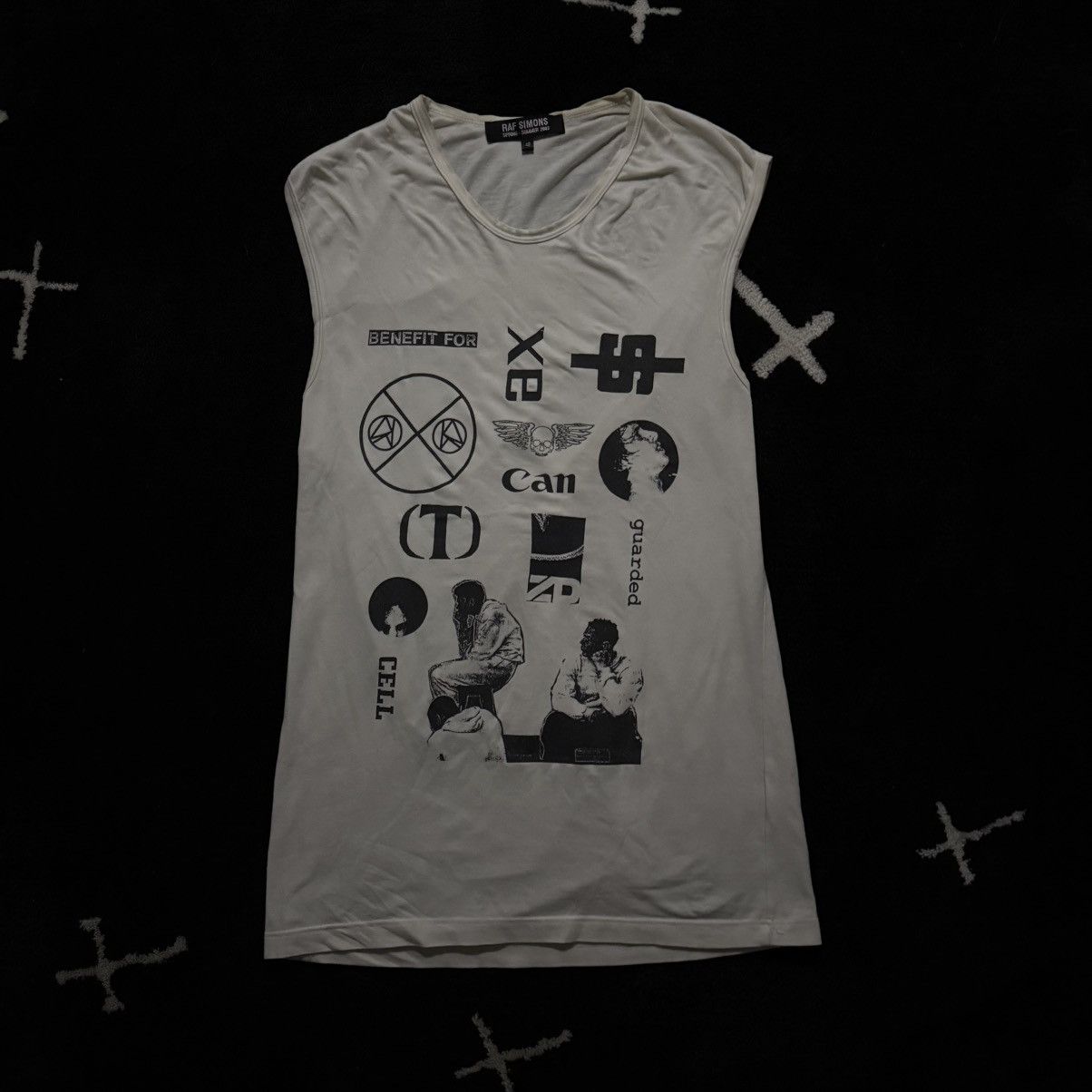 Raf Simons SS03 - Consumed Cell Tank Top Size US M / EU 48-50 / 2 - 1 Thumbnail