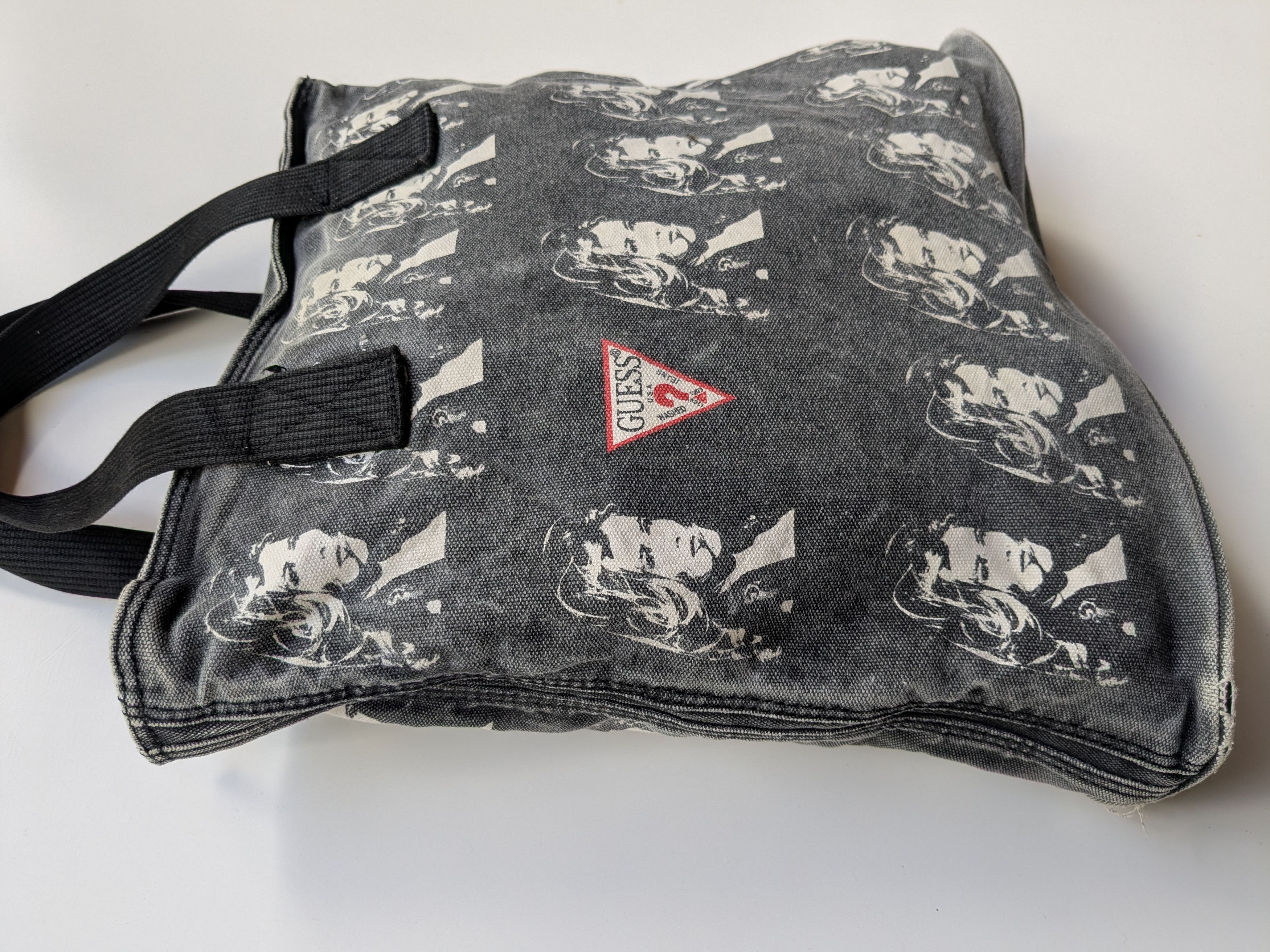Guess Vintage GUESS x Claudia Schiffer denim tote bag Size ONE SIZE - 4 Thumbnail