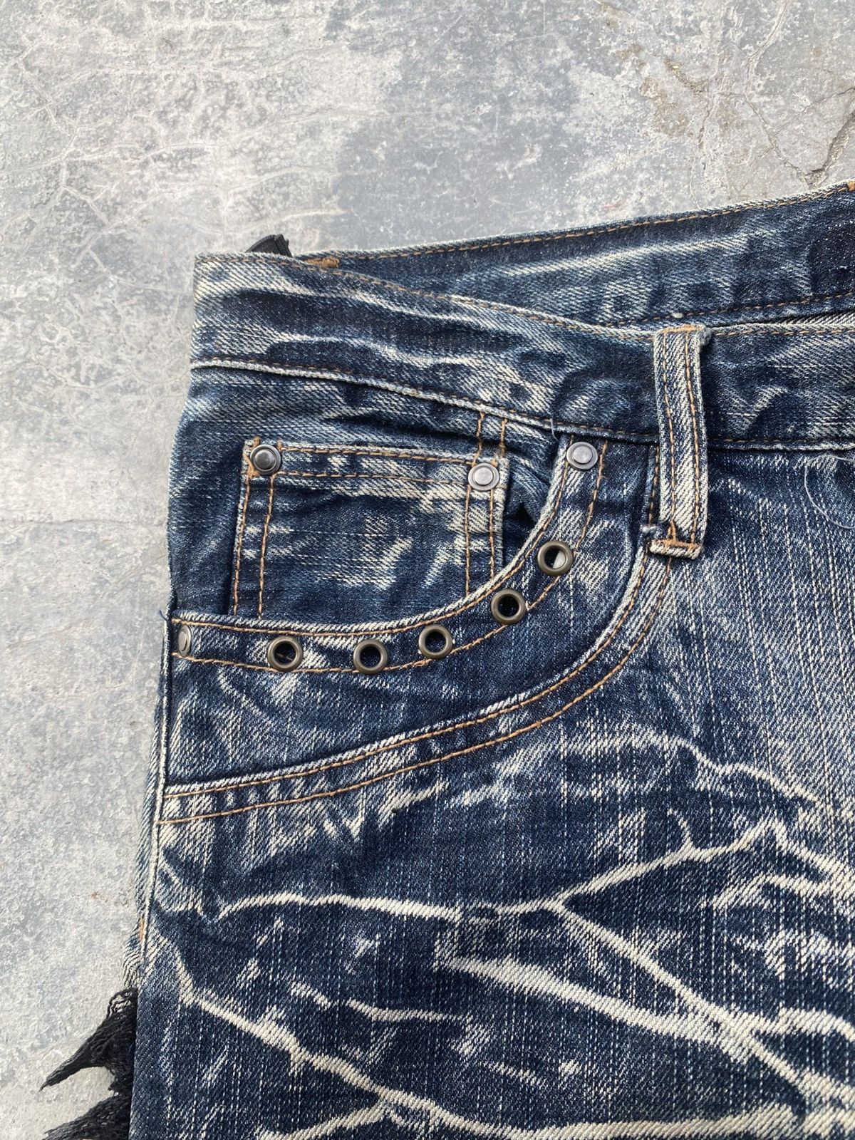 KMRii WOLF JEANS DISTRESSED Rick Owen LGB Undercover Size US 29 - 12 Thumbnail