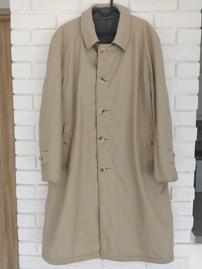 Burberry Vintage Burberrys reversible wool trench / coat Size US XL / EU 56 / 4 - 1 Thumbnail