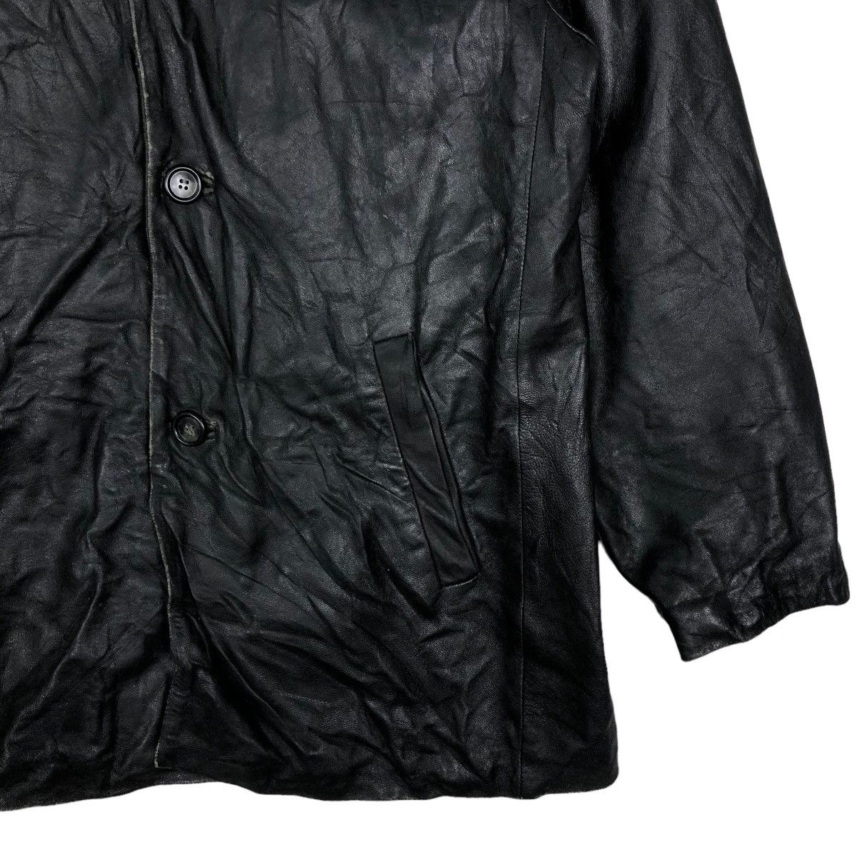 Japanese Brand 🔥Vtg Genuine Leather Jacket Biker Cinzia Pierucci Japan Size US L / EU 52-54 / 3 - 5 Thumbnail