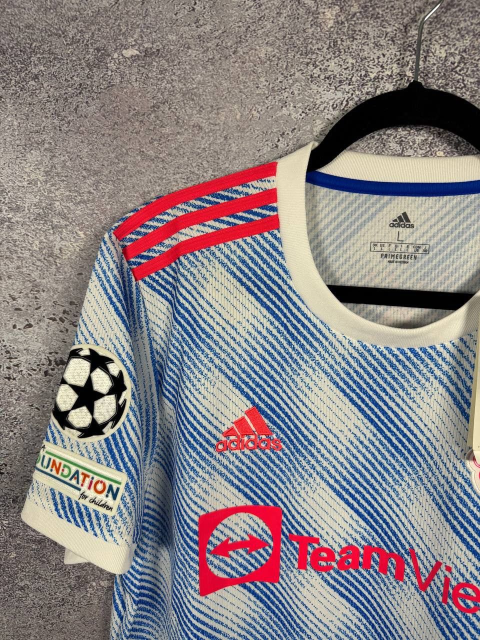 Adidas NWT CAVANI Manchester United 2020/21 Third Adidas Jersey Size US L / EU 52-54 / 3 - 6 Thumbnail