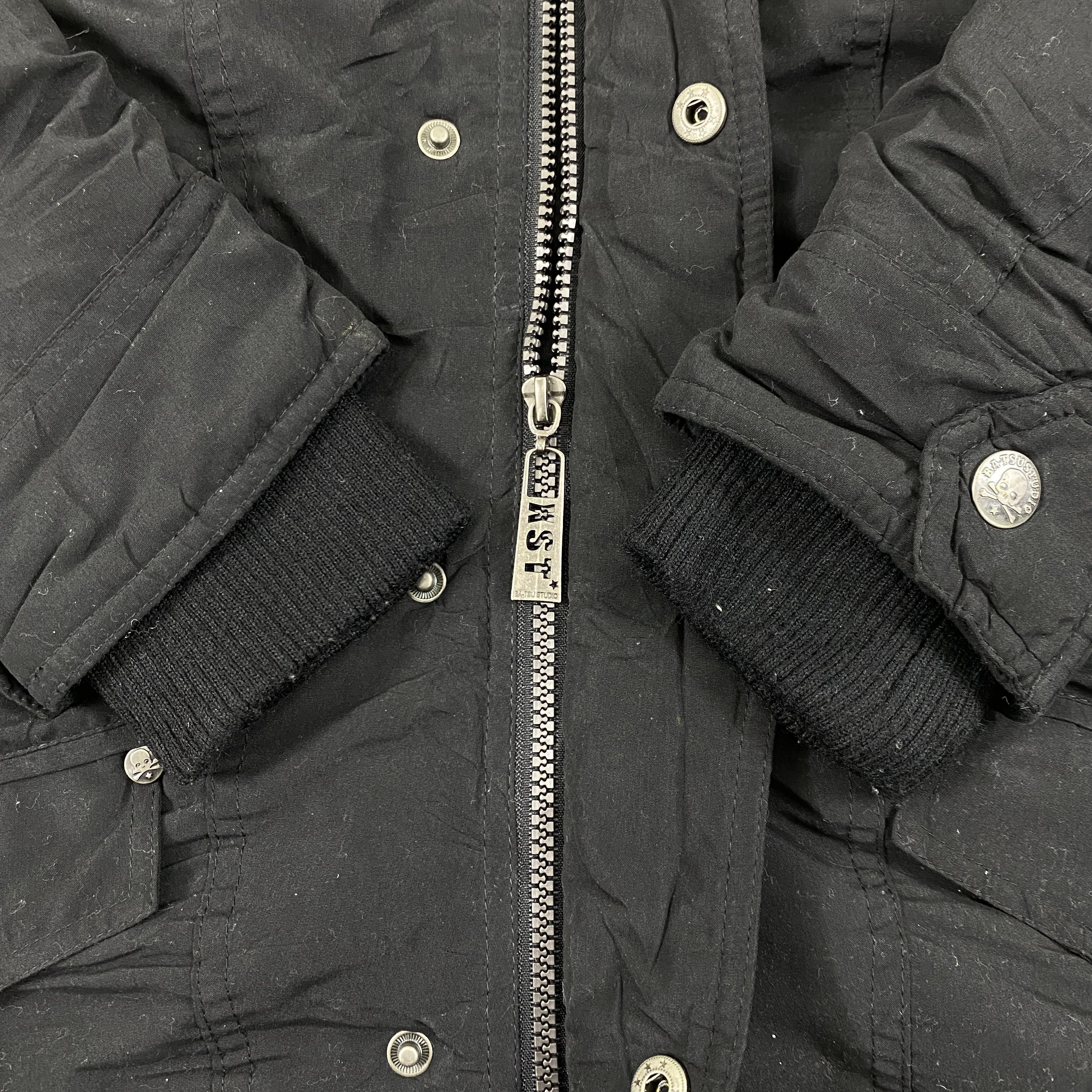 If Six Was Nine Vintage BA-TSU STUDIO Puffer Hoodie Black Jacket- J507 Size US XS / EU 42 / 0 - 11 Thumbnail
