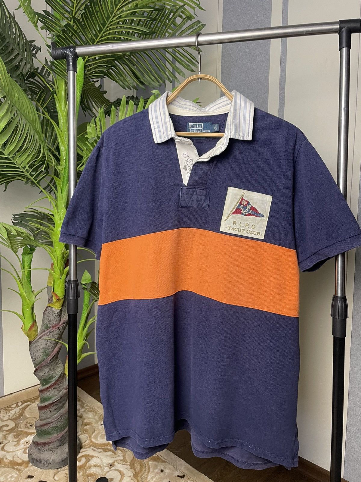 Polo Ralph Lauren Vintage Polo Ralph Lauren Yacht Club Polo Shirt Size XL Size US XL / EU 56 / 4 - 1 Thumbnail