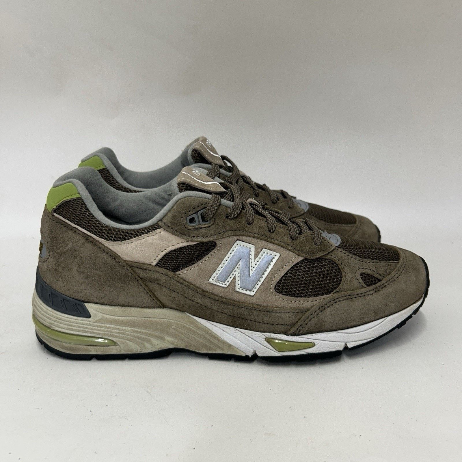 New Balance New Balance 991 Made In England “Olive Brown Tan” M991OLB Size US 8.5 / EU 41-42 - 4 Thumbnail