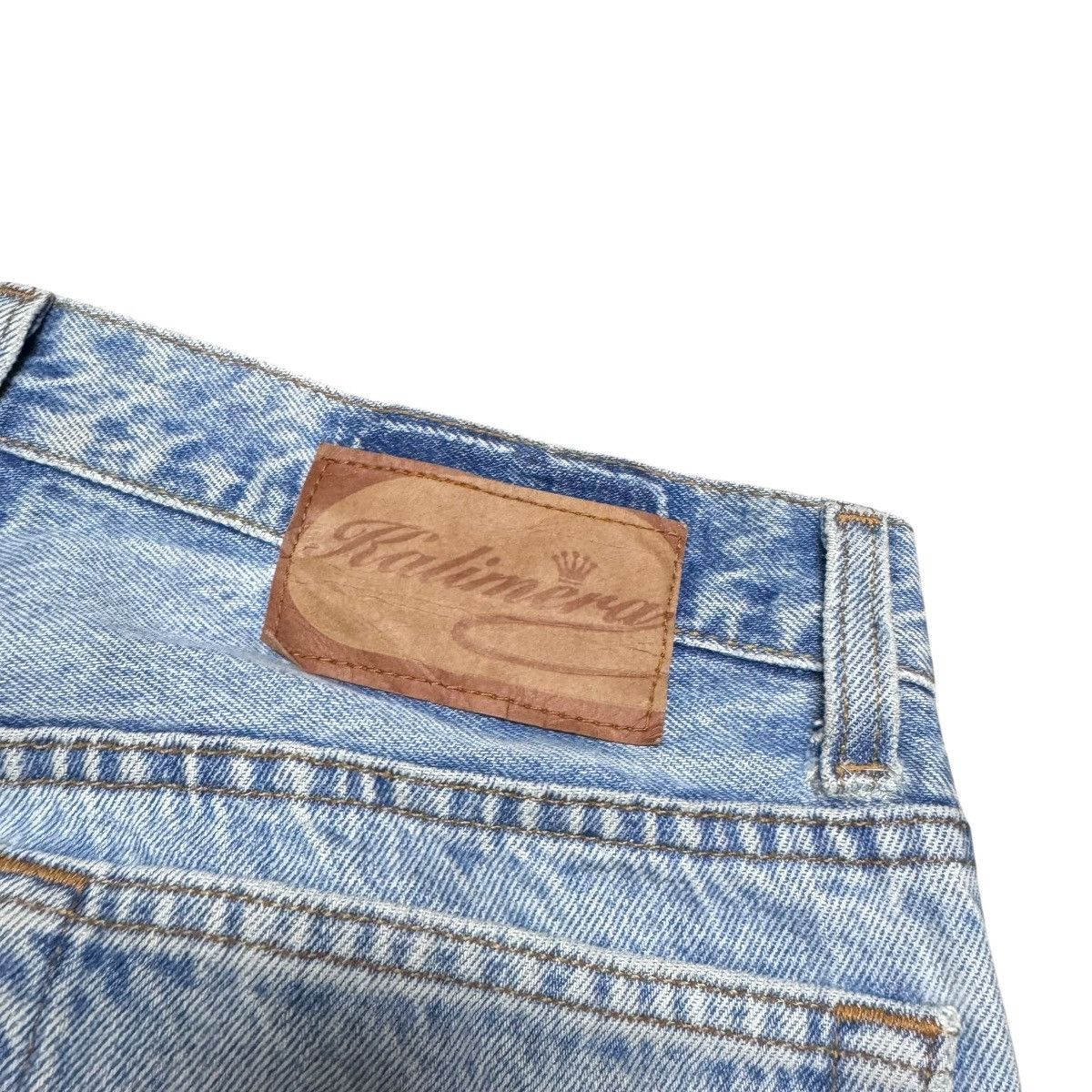 Japanese Brand Vintage Levis 501 Patchwork Jeans Remake By Kalimera Size US 31 - 14 Thumbnail